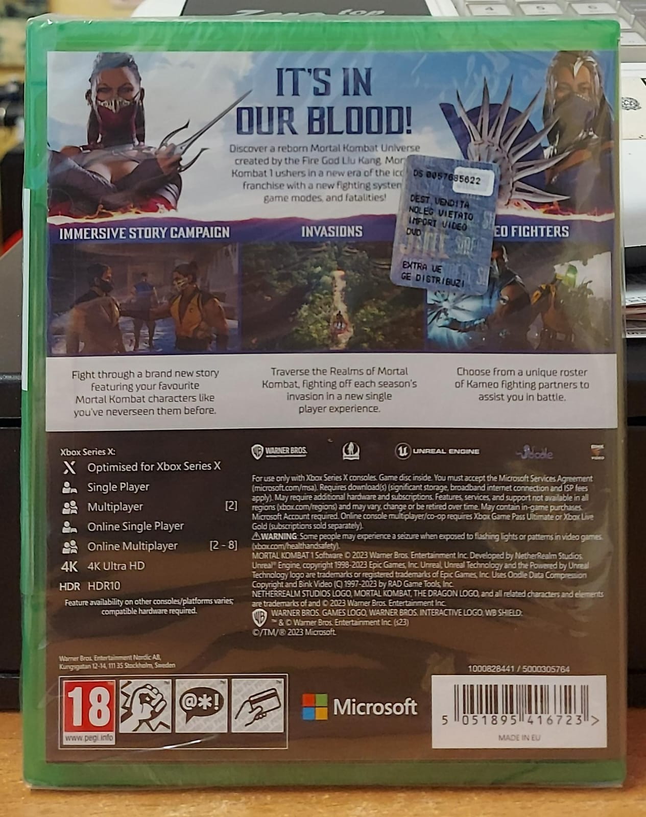 MORTAL KOMBAT 1 - NUOVO MAI APERTO