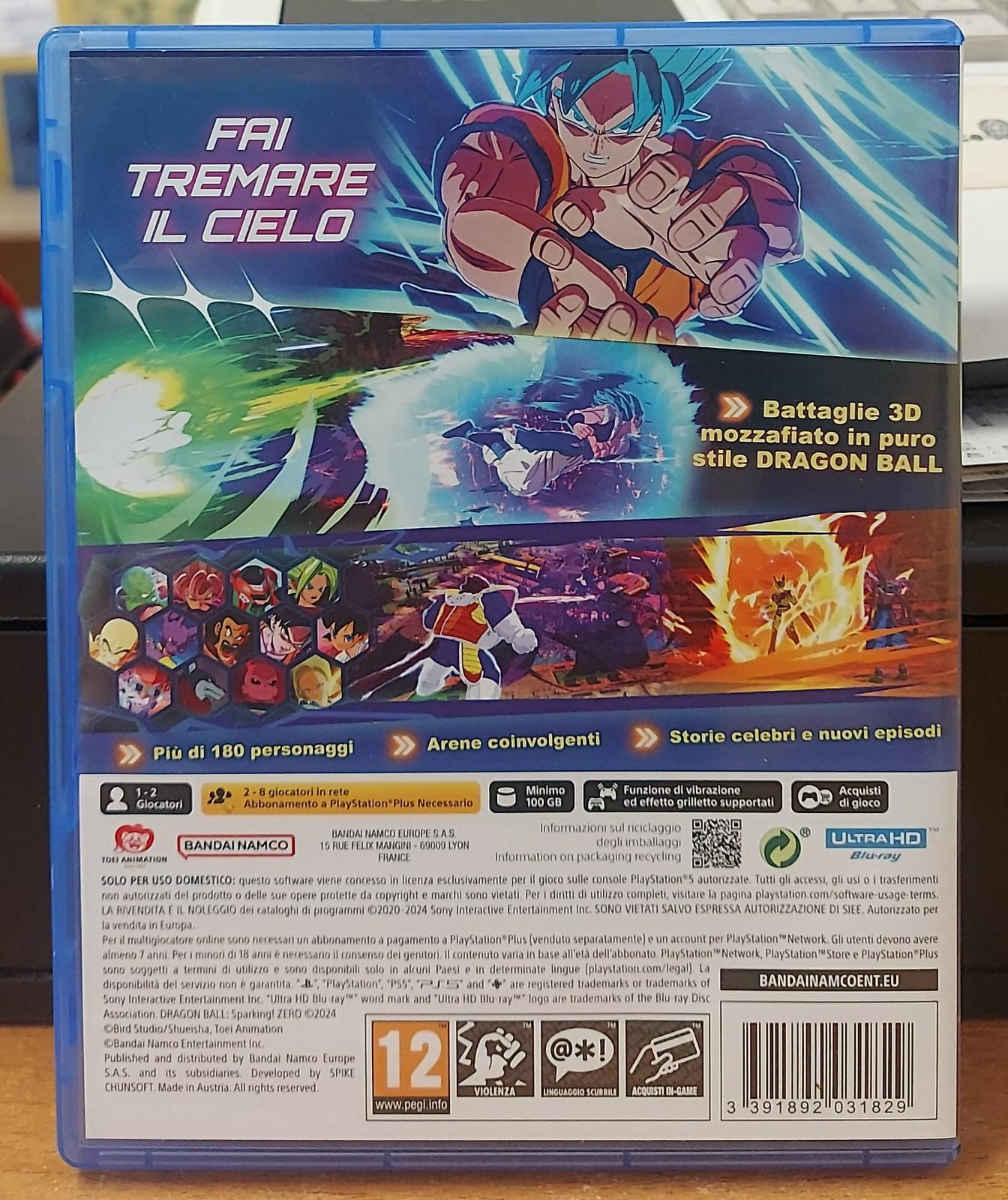 DRAGON BALL SPARKING ZERO