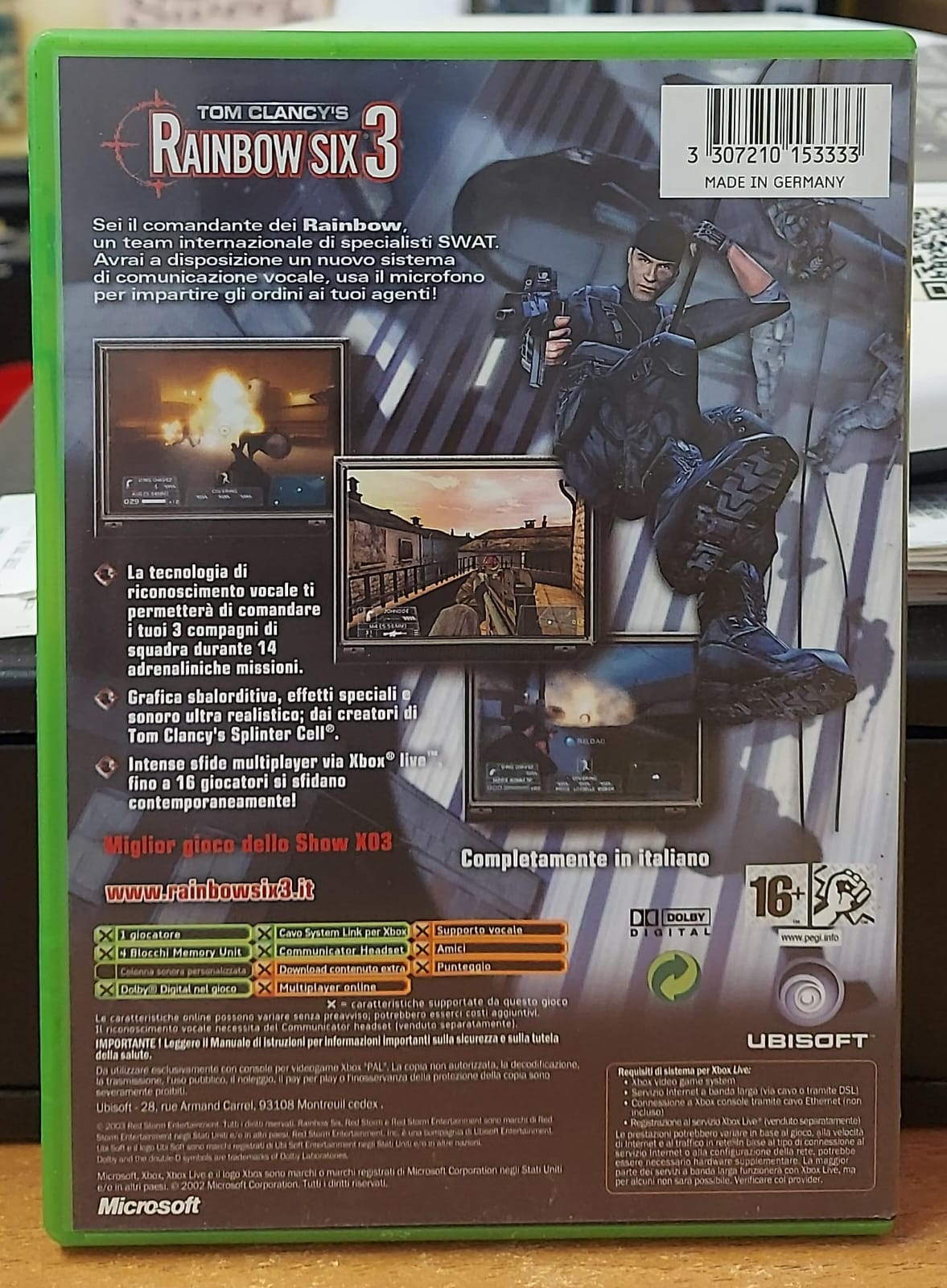 TOM CLANCY'S RAINBOW SIX 3