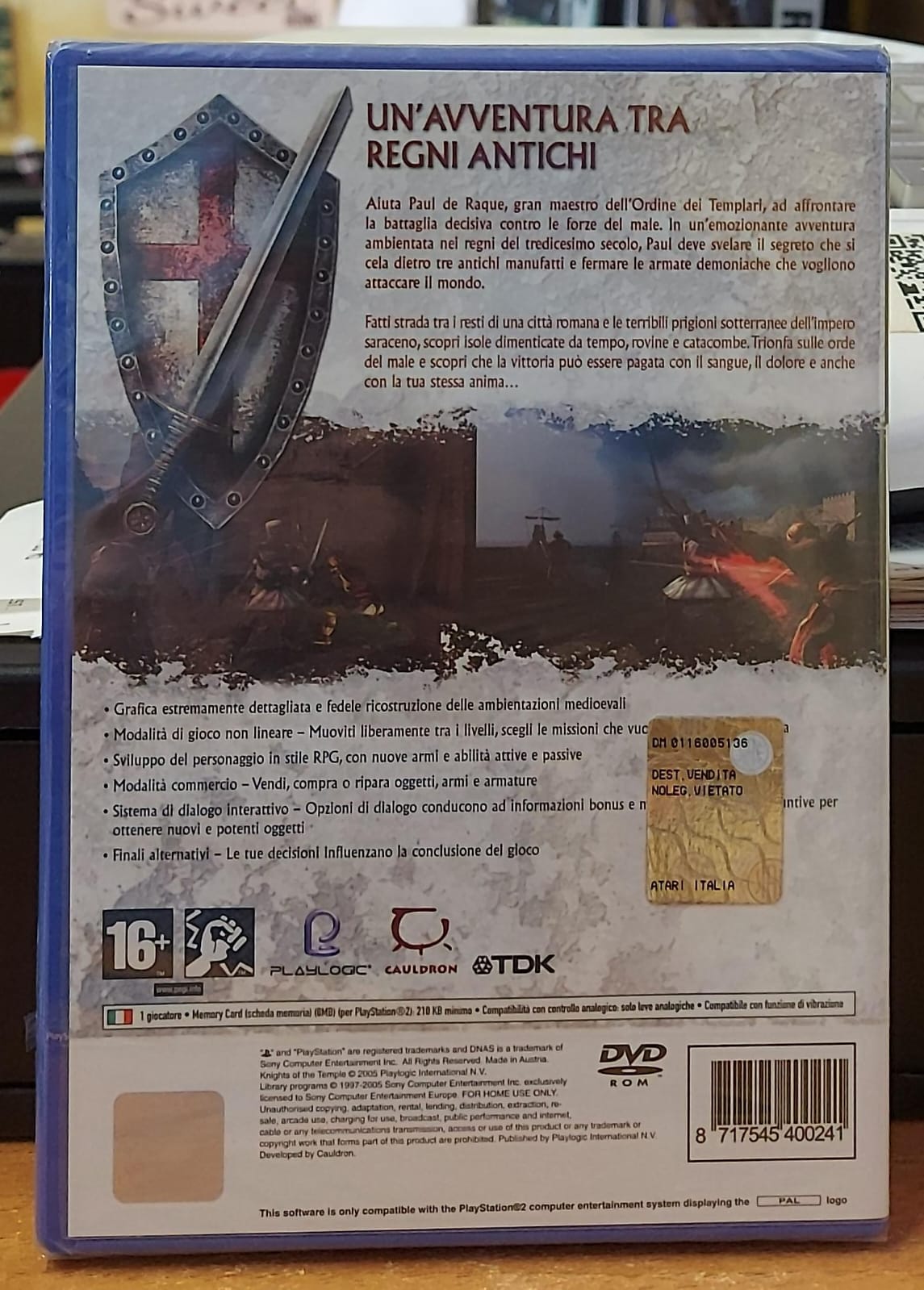 KNIGHTS OF THE TEMPLE 2 - NUOVO MAI APERTO