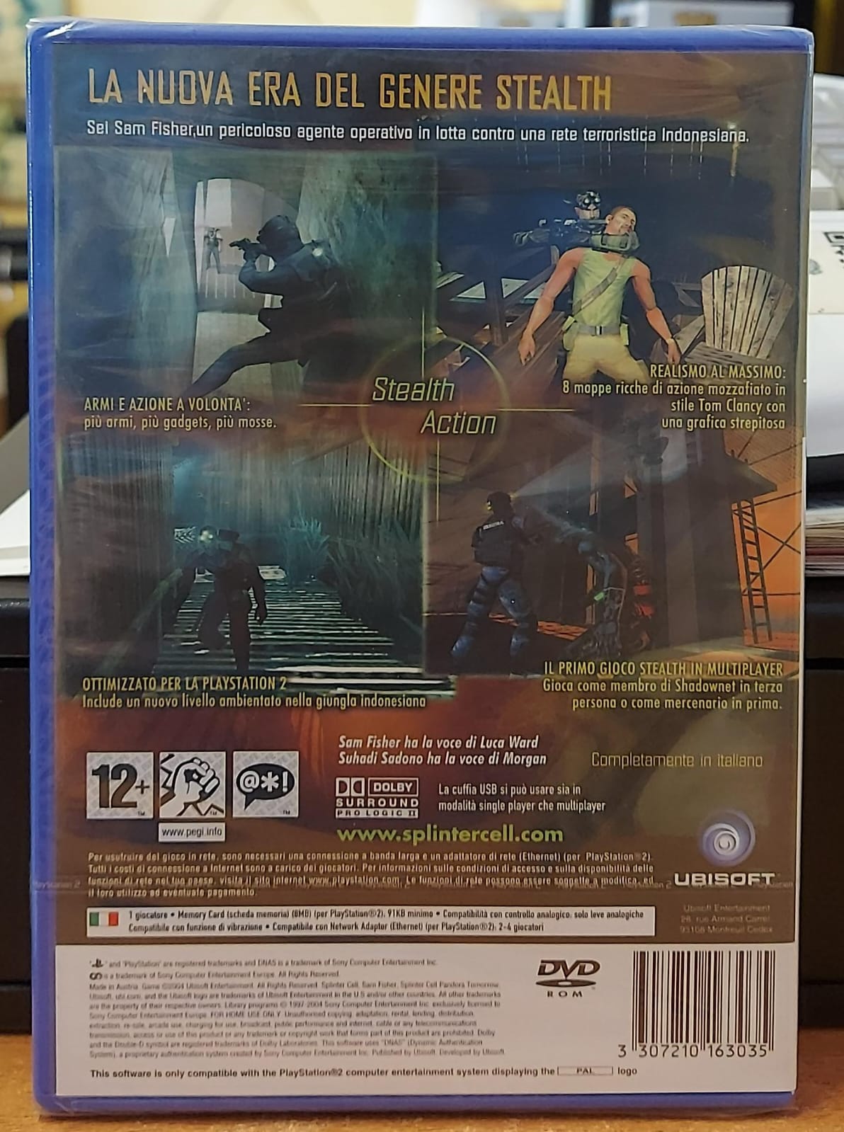 TOM CLANCY'S SPLINTER CELL PANDORA TOMORROW - NUOVO MAI APERTO