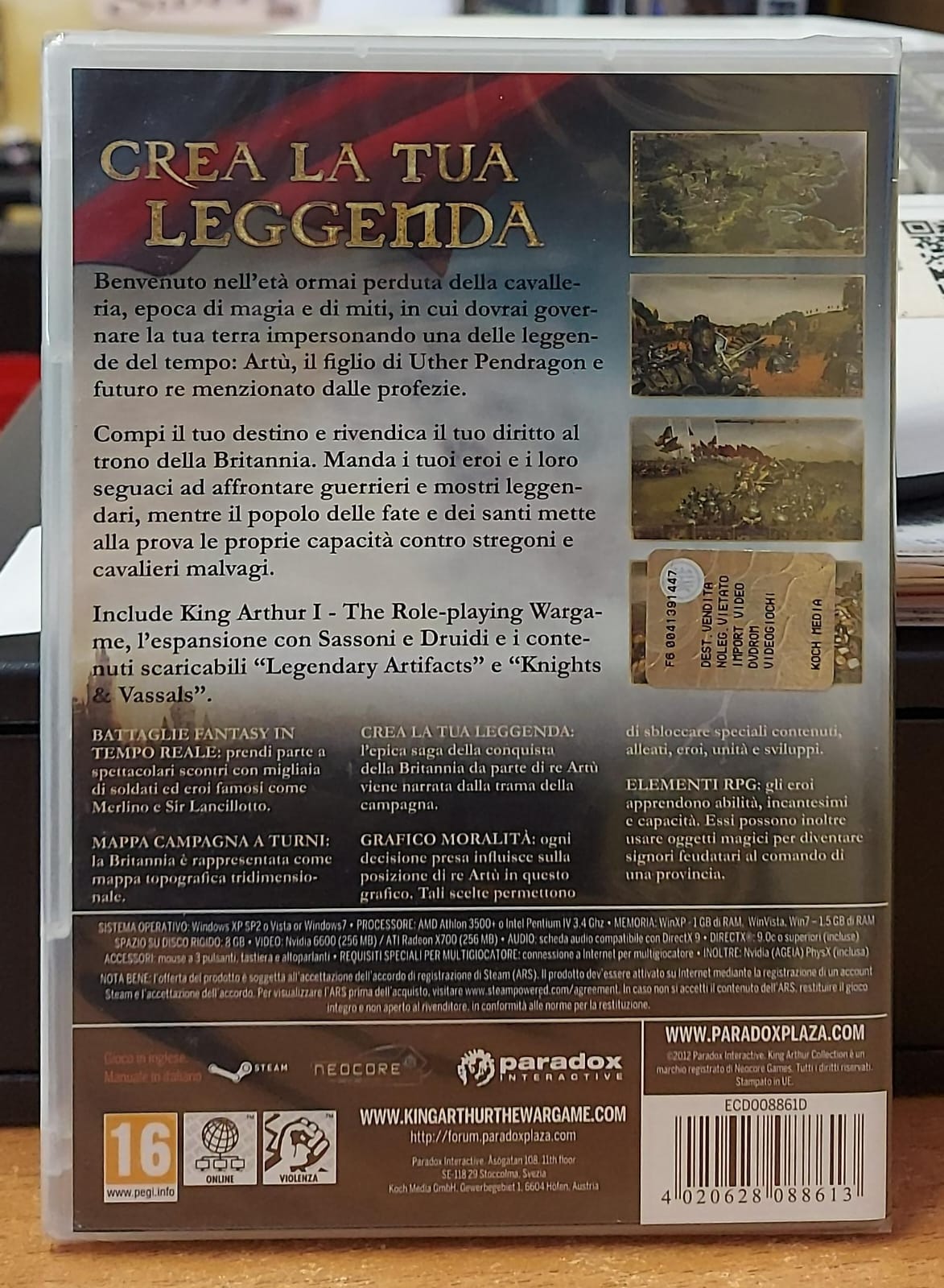 KING ARTHUR COLLECTION - NUOVO MAI APERTO