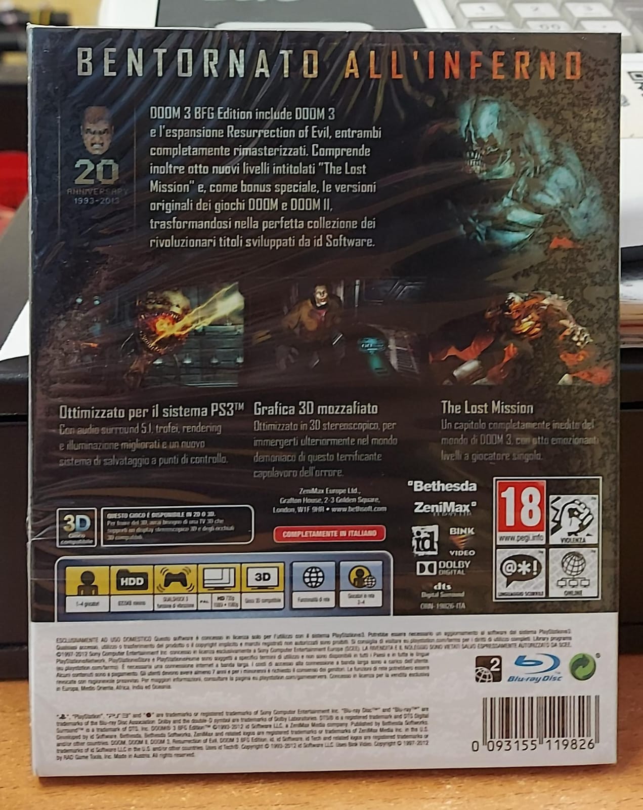 DOOM 3 BFG EDITION - NUOVO MAI APERTO