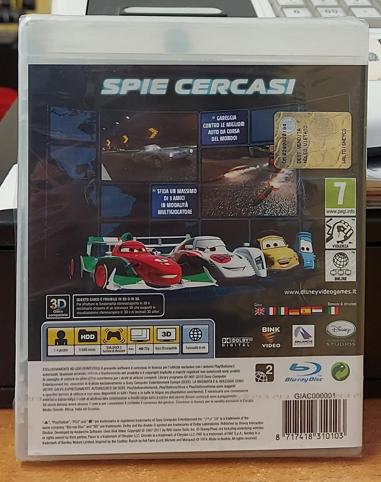 CARS 2 - NUOVO MAI APERTO