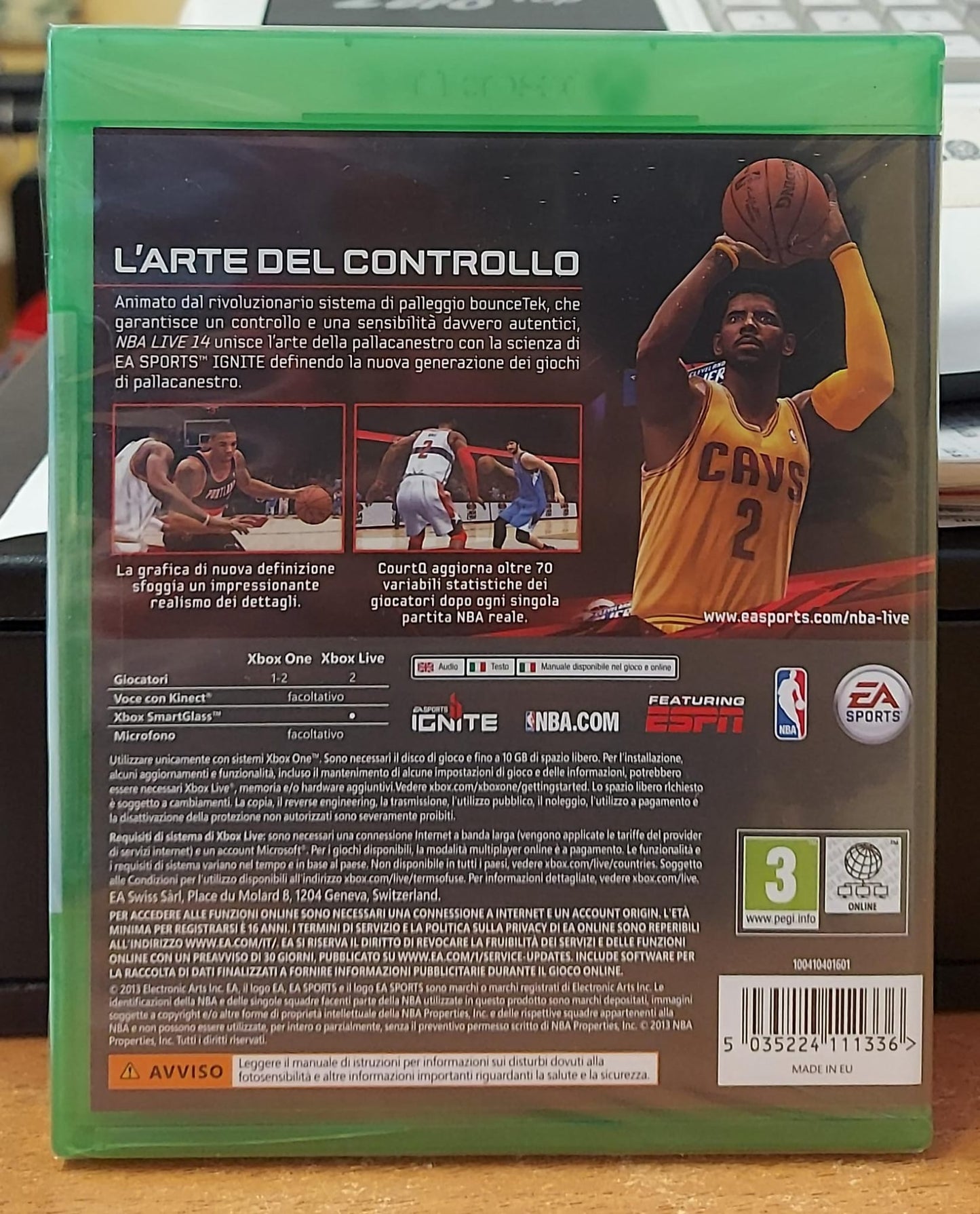 NBA LIVE 14 - NUOVO MAI APERTO