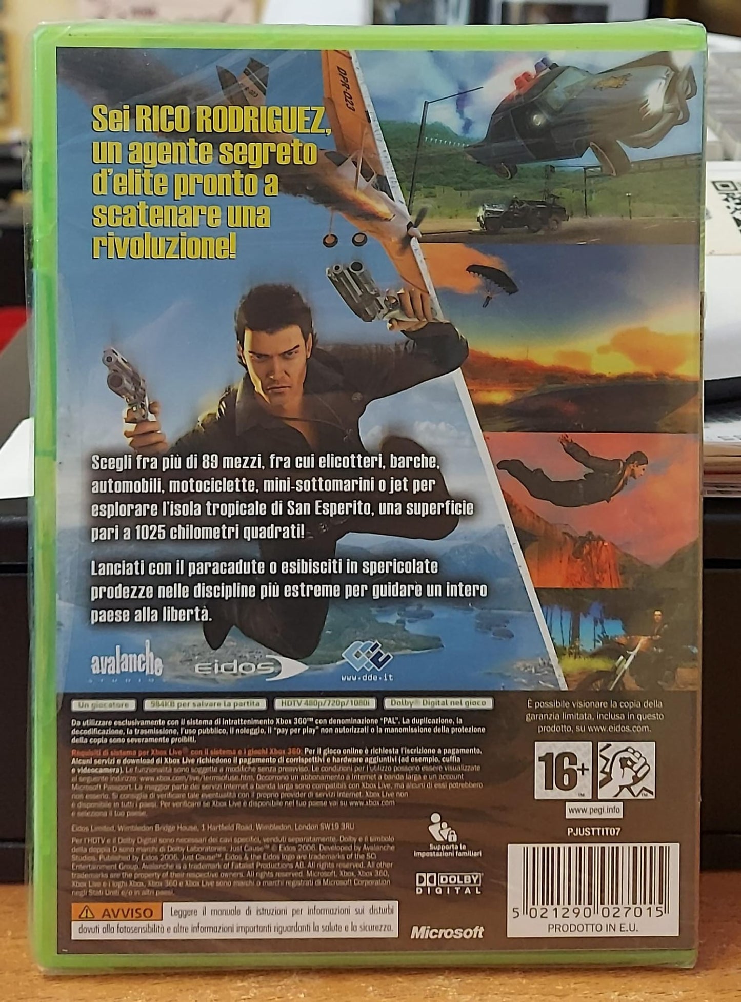 JUST CAUSE - NUOVO MAI APERTO