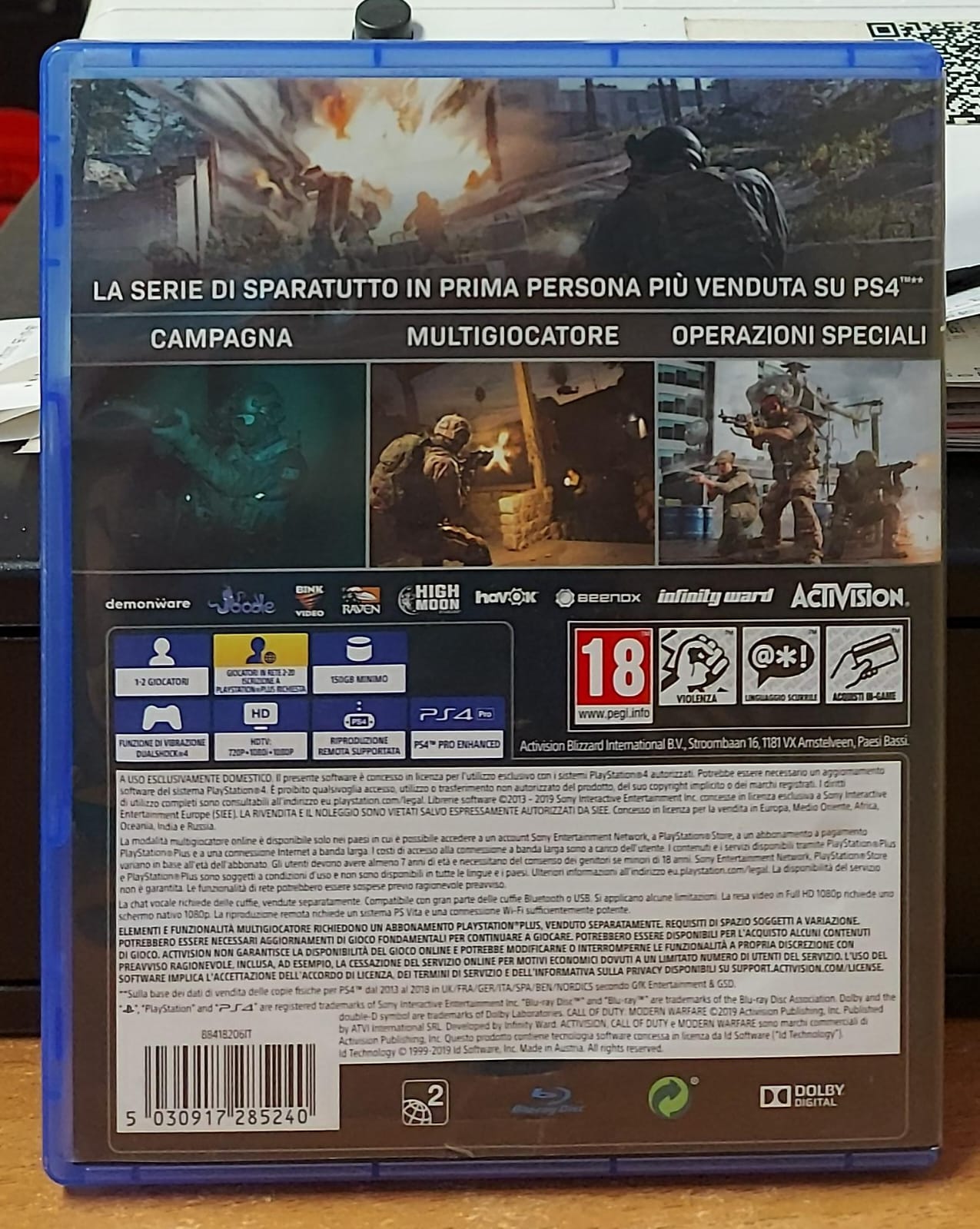 CALL OF DUTY MODERN WARFARE