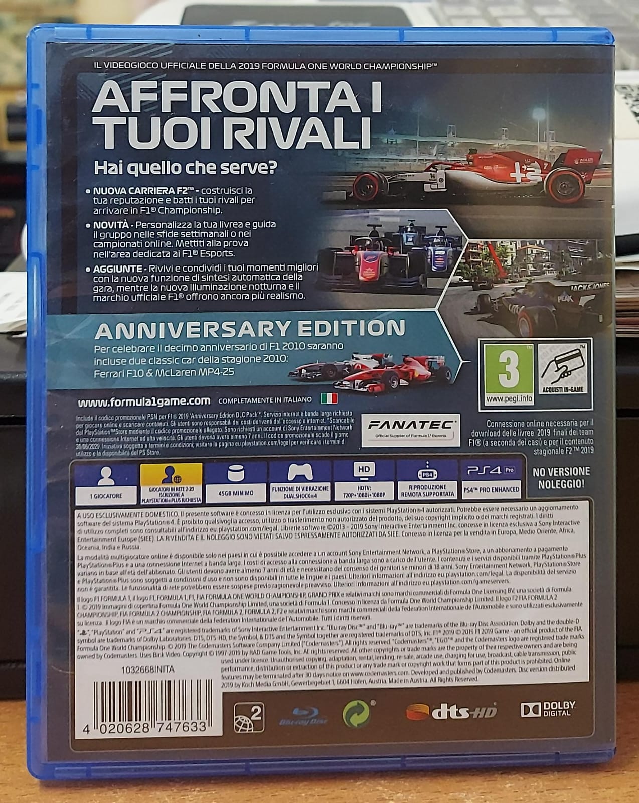 F1 2019 ANNIVERSARY EDITION