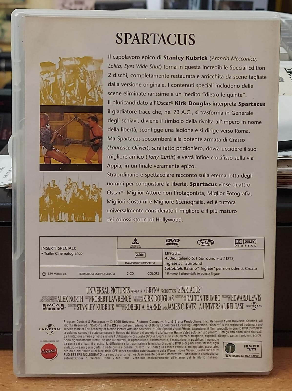 SPARTACUS - SPECIAL EDITION DOPPIO DISCO