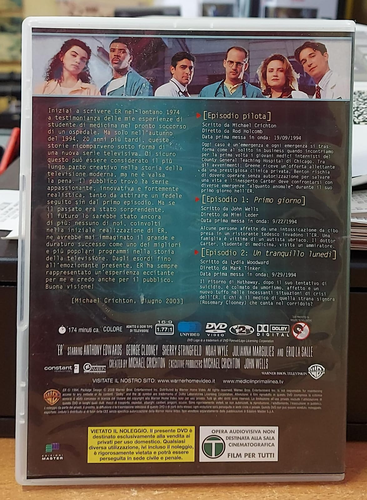 ER MEDICI IN PRIMA LINEA ANNO 1 DISCO 1