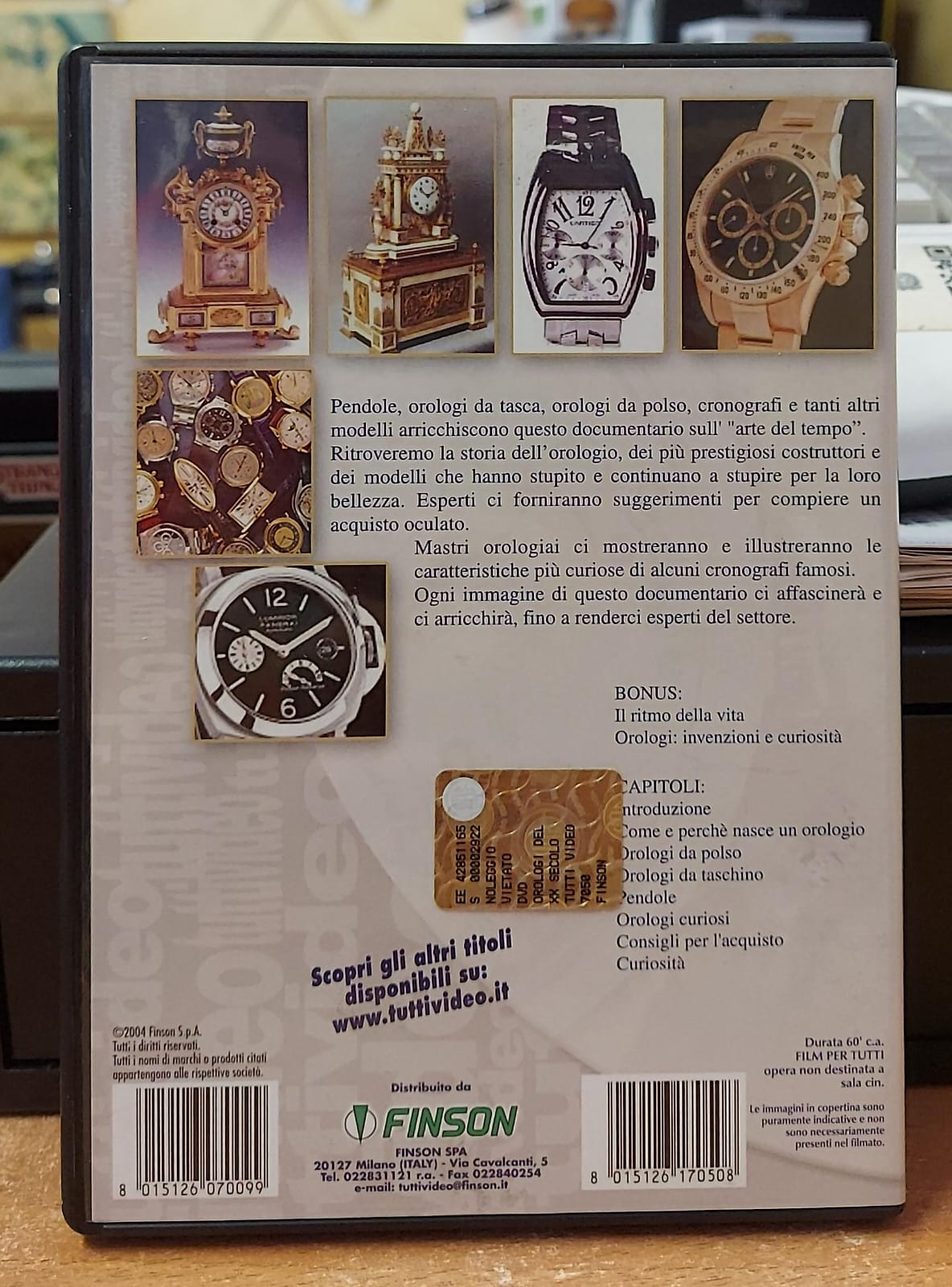 OROLOGI DEL XX SECOLO