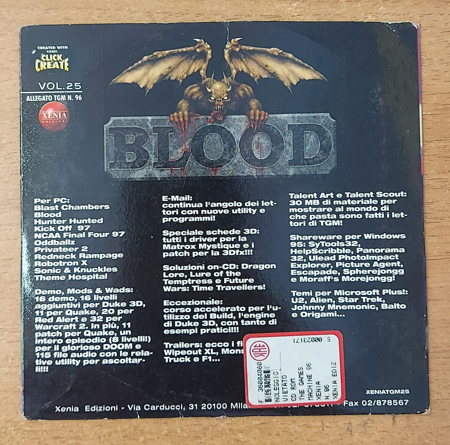 THE GAMES MACHINE PC CD-ROM VOL.25