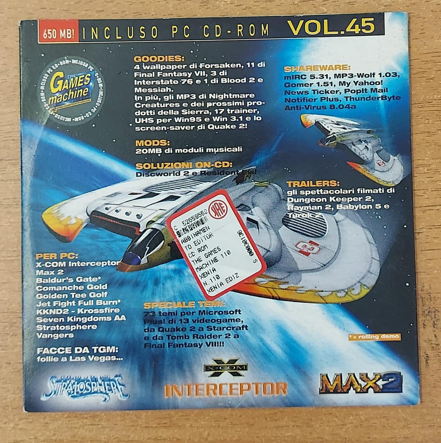 THE GAMES MACHINE PC CD-ROM VOL.45