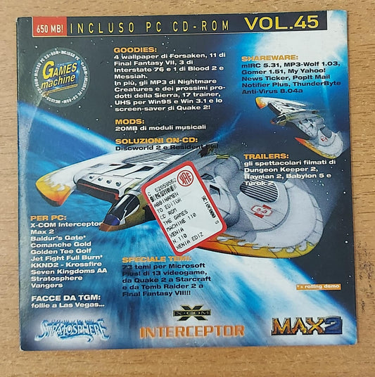 THE GAMES MACHINE PC CD-ROM VOL.45