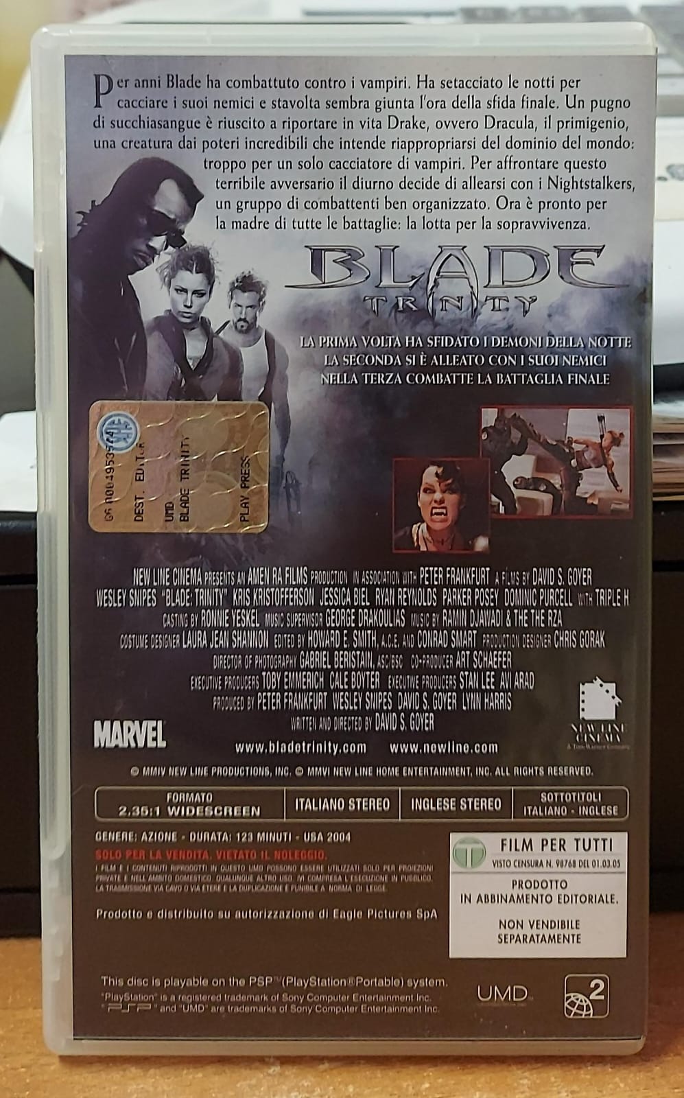 BLADE TRINITY - UMD FILM