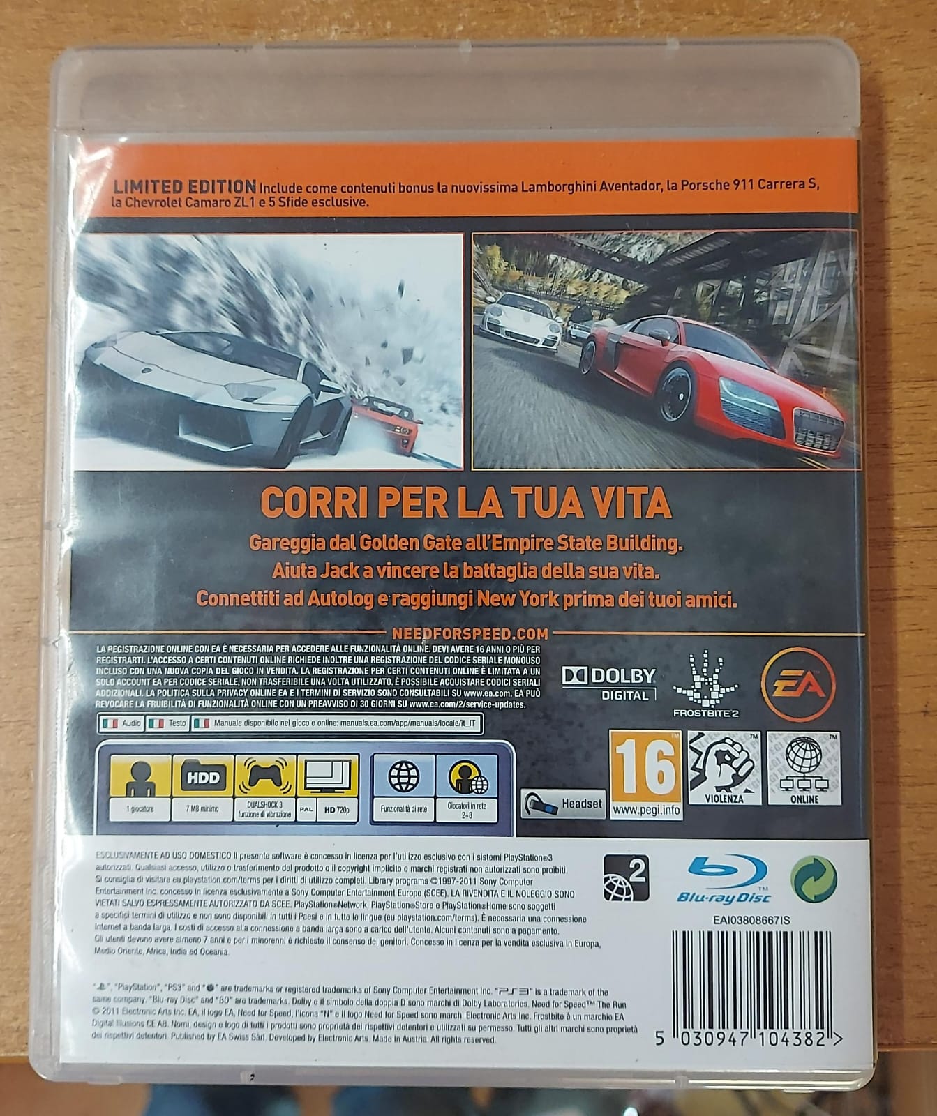 NEED FOR SPEED THE RUN