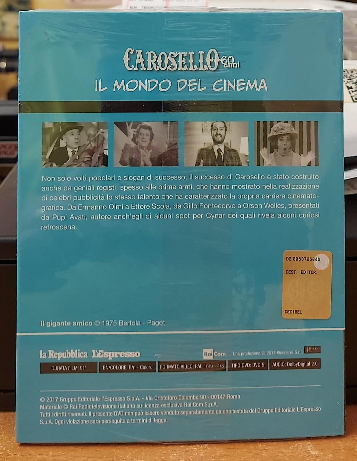 CAROSELLO 60 ANNI VOL.5 IL MONDO DEL CINEMA - NUOVO MAI APERTO