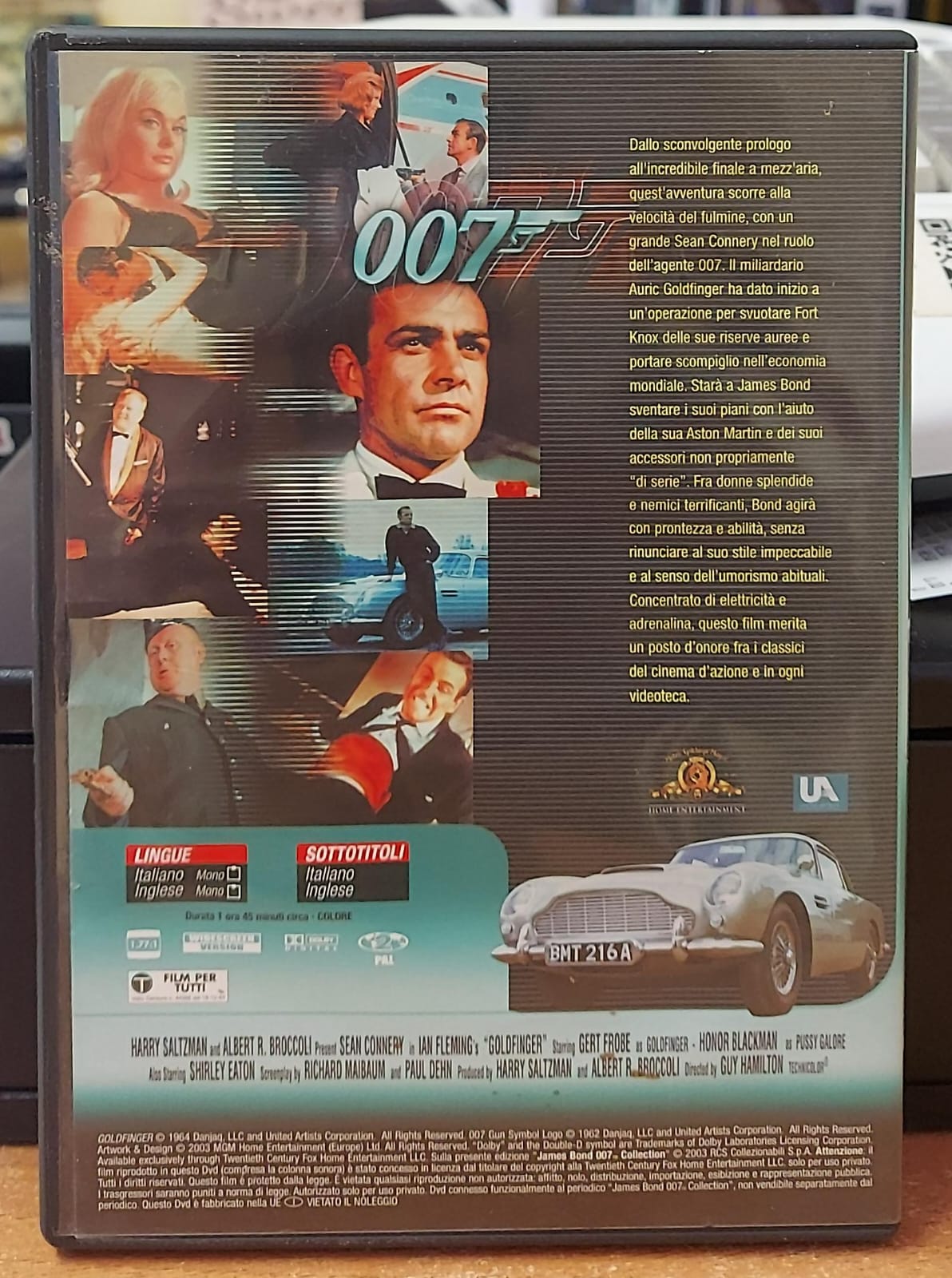 007 MISSIONE GOLDFINGER