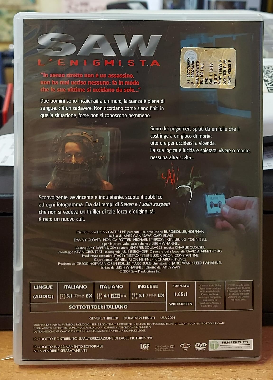 SAW L'ENIGMISTA