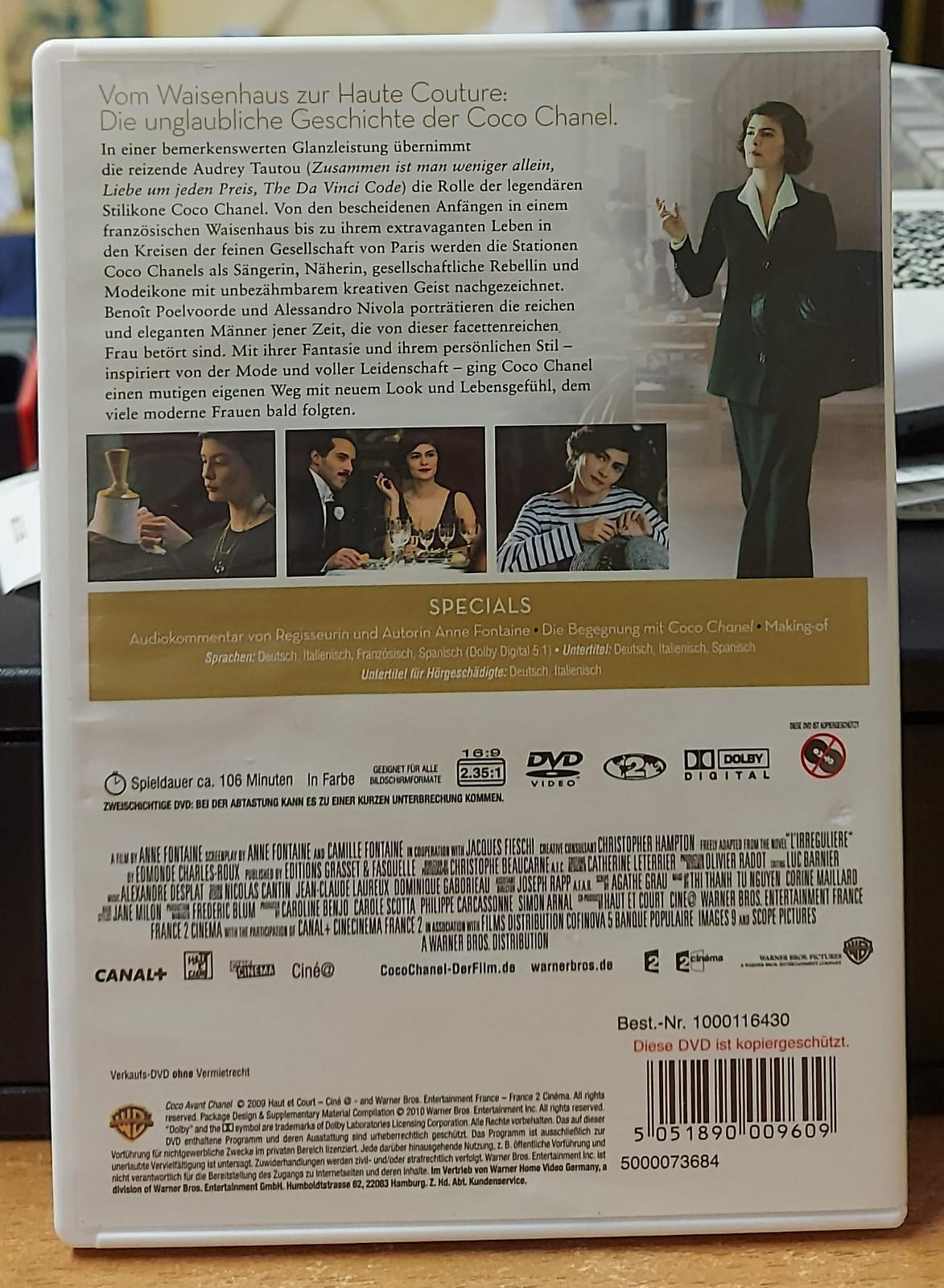 COCO CHANEL L'AMORE PRIMA DEL MITO - CON LINGUA ITALIANA