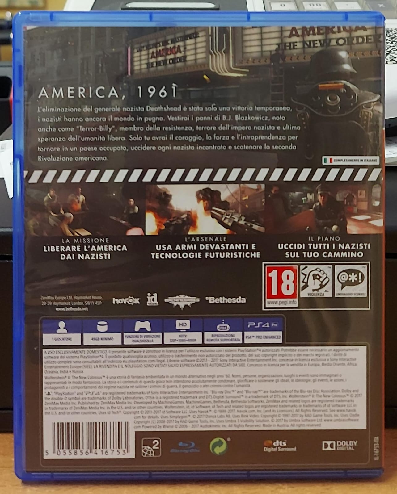 WOLFENSTEIN 2 THE NEW COLOSSUS