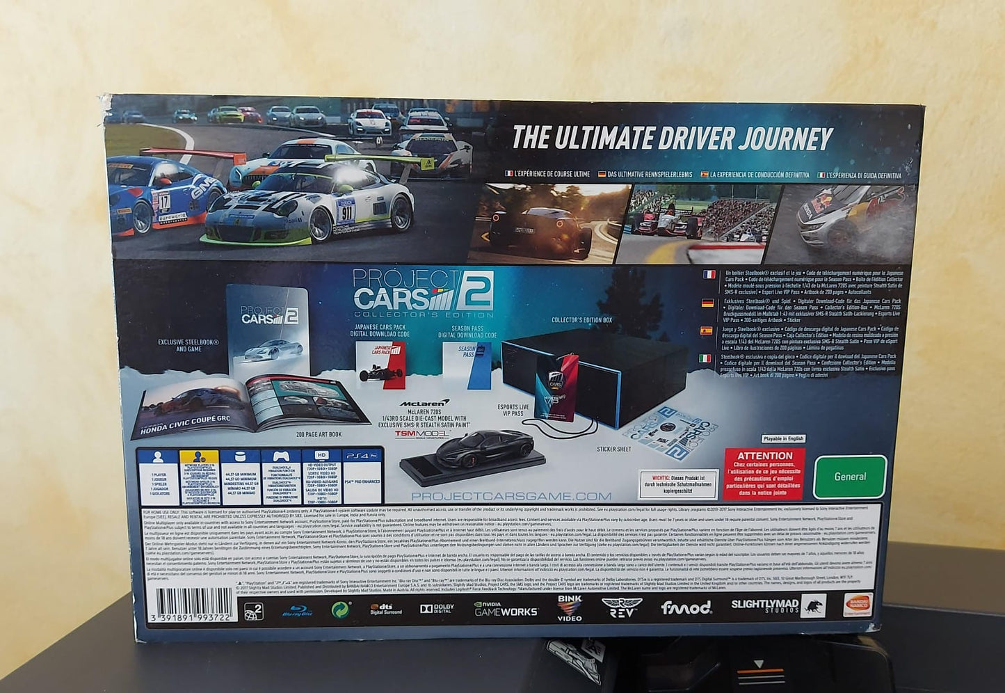 PROJECT CARS 2 COLLECTOR'S EDITION