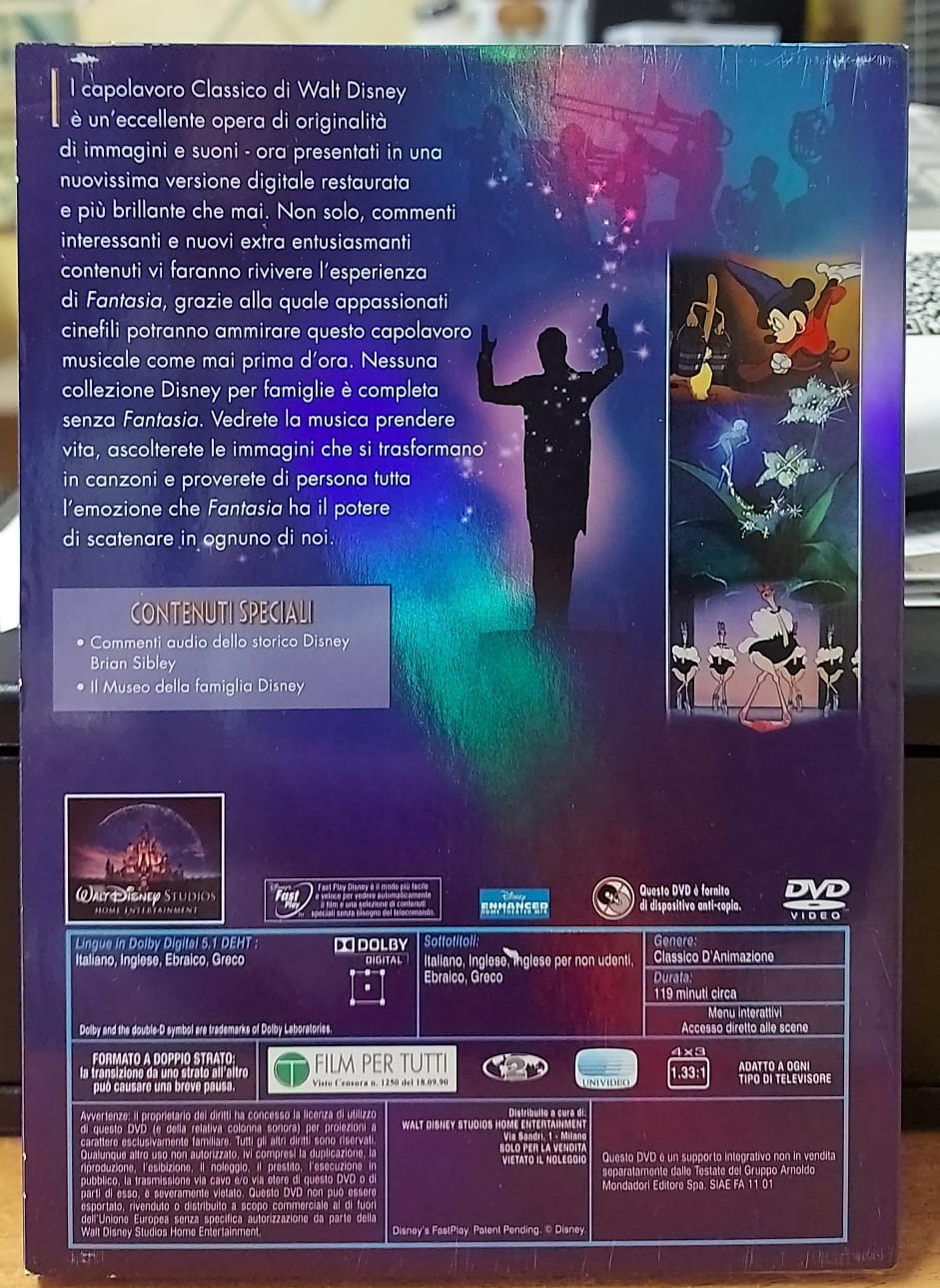 FANTASIA - EDIZIONE SPECIALE - NUOVO MAI APERTO