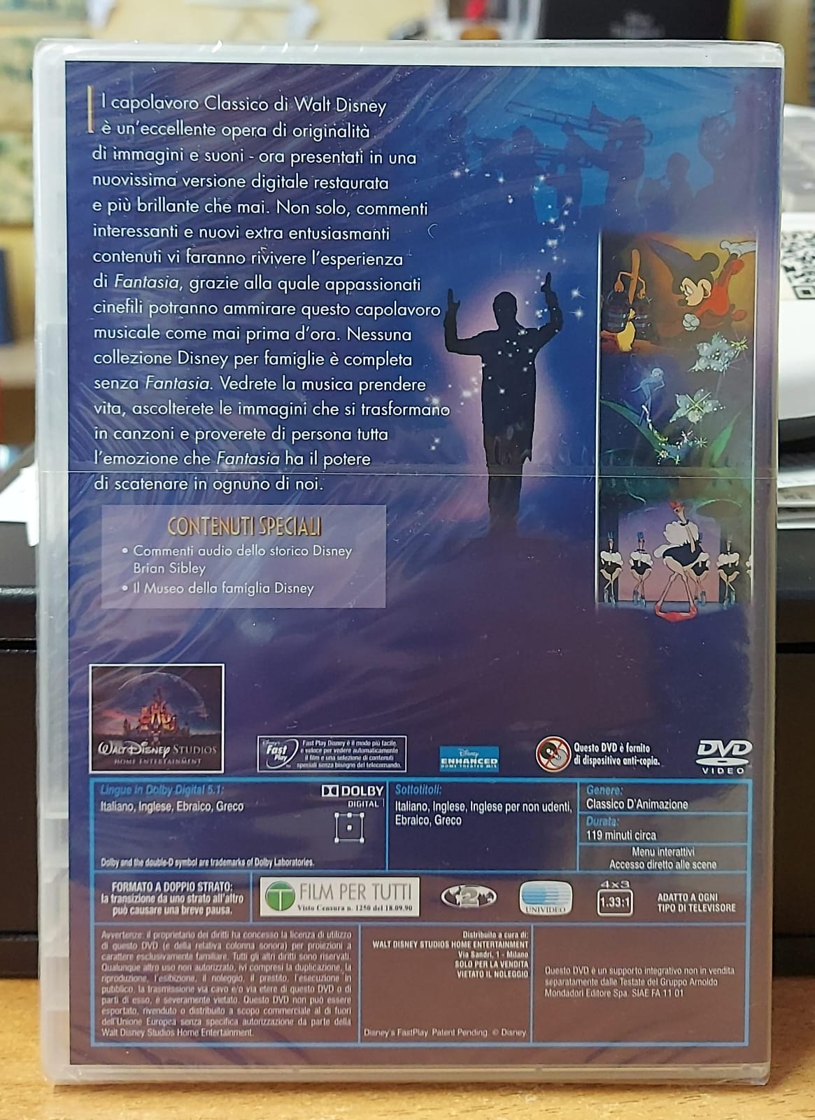 FANTASIA - EDIZIONE SPECIALE - NUOVO MAI APERTO