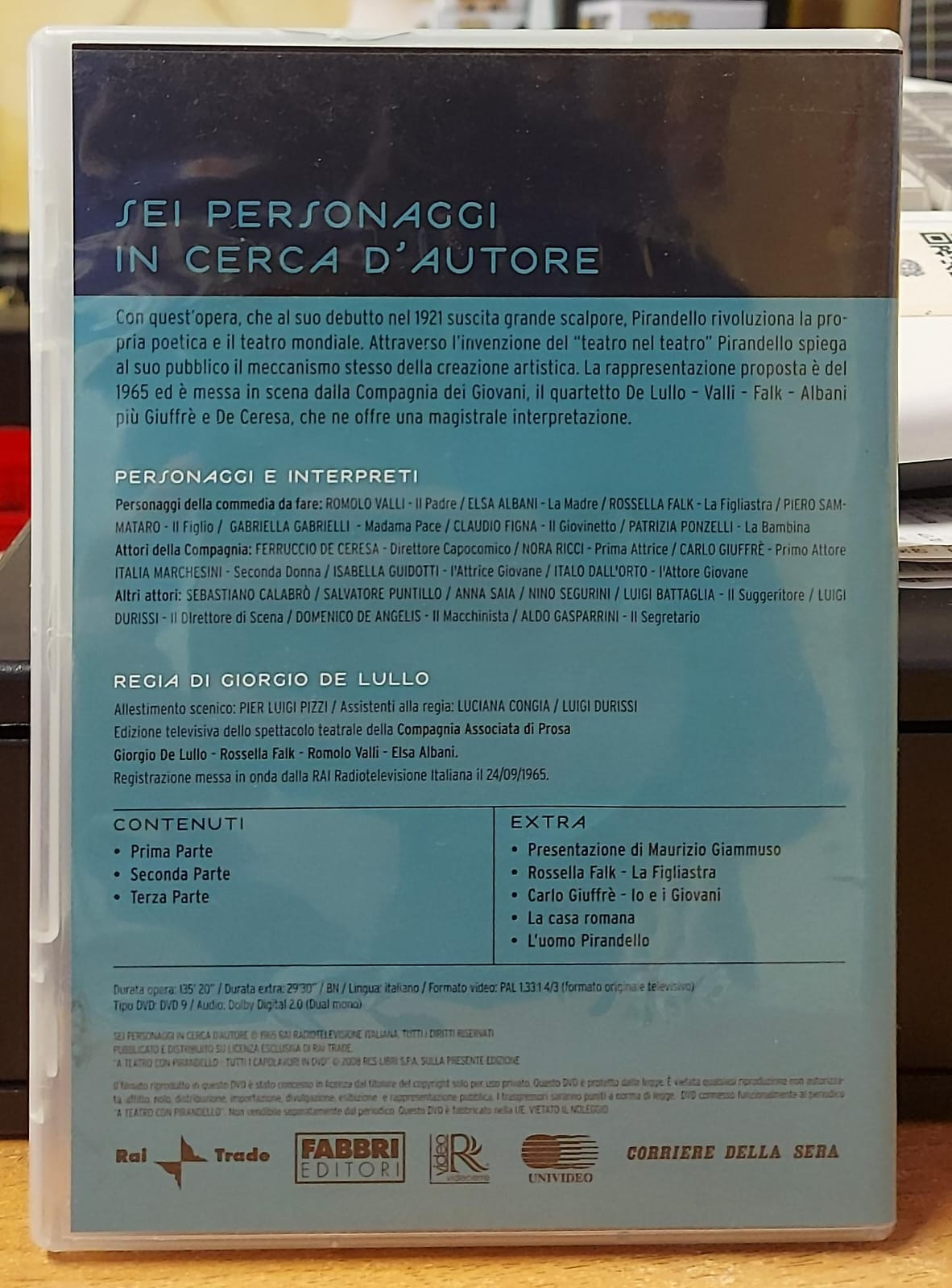 SEI PERSONAGGI IN CERCA D'AUTORE - A TEATRO CON PIRANDELLO