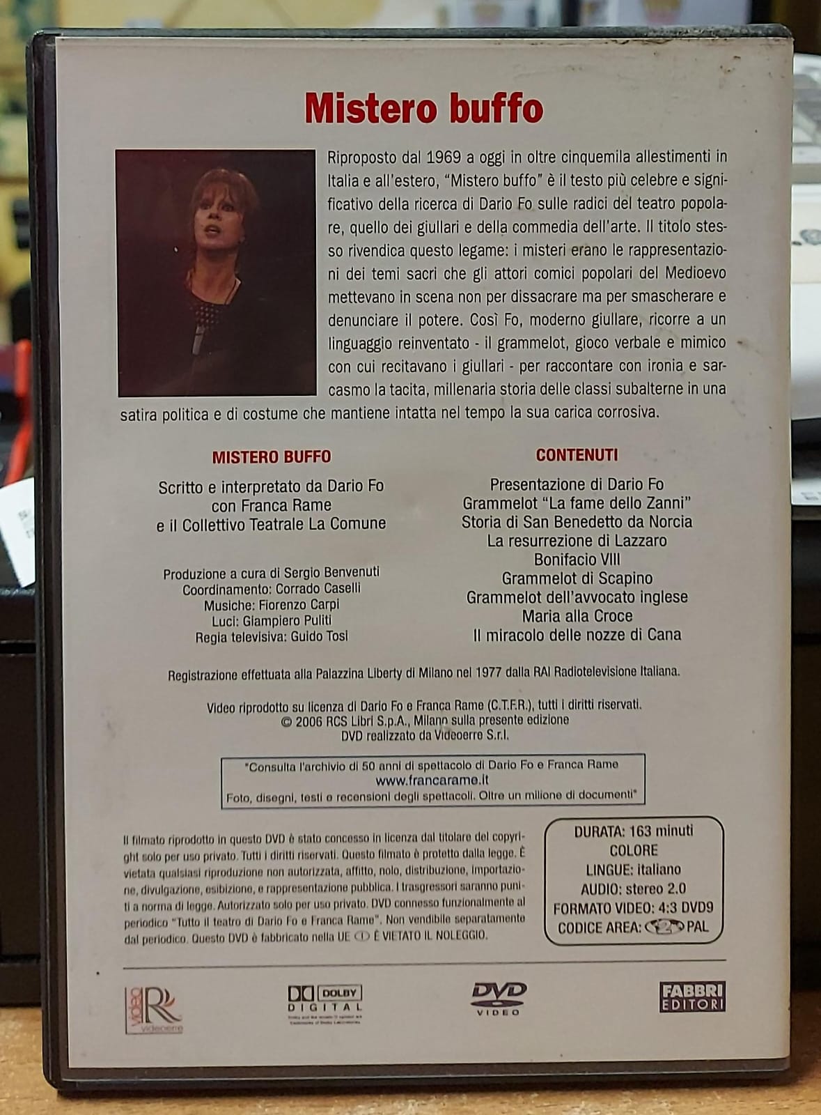 MISTERO BUFFO - DARIO FO E FRANCA RAME