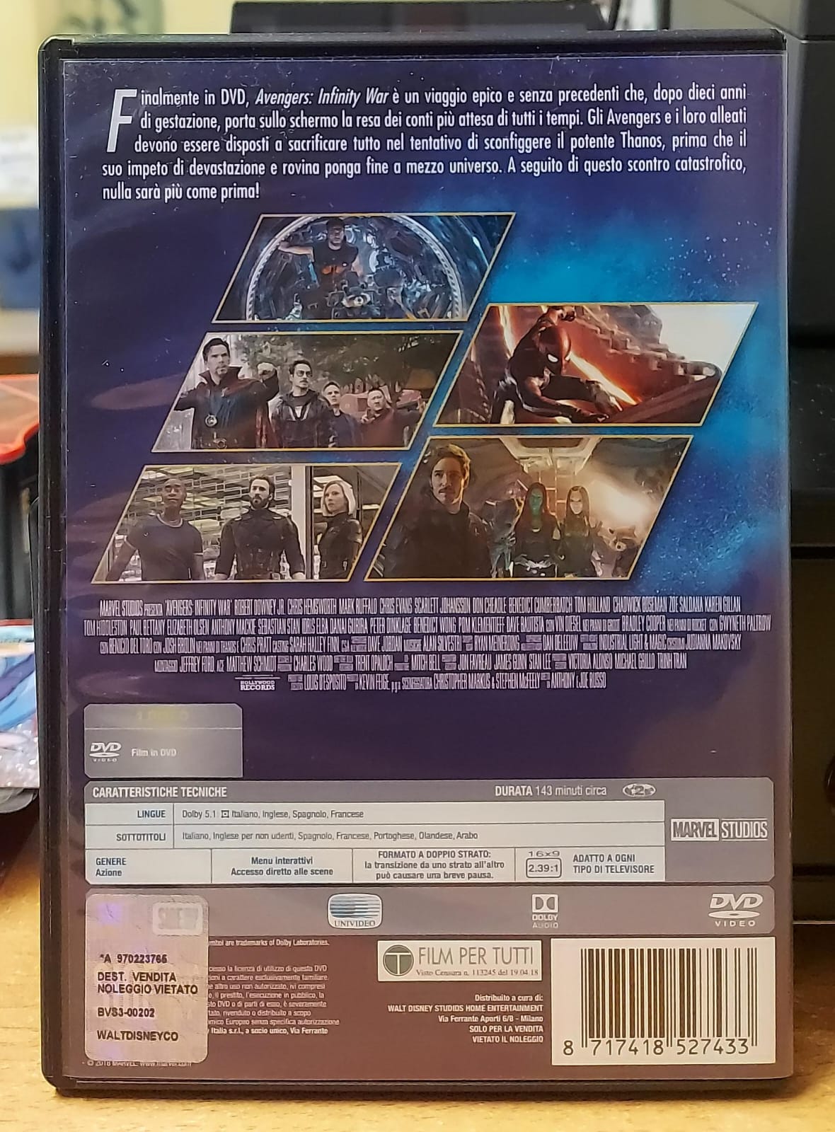 AVENGERS INFINITY WAR