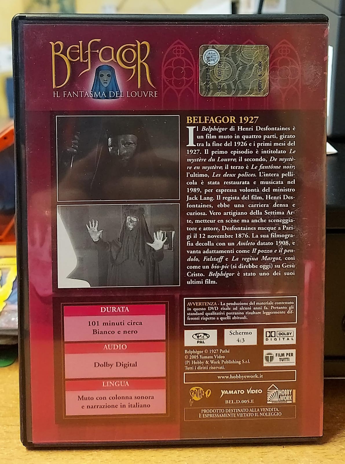 BELFAGOR IL FANTASMA DEL LOUVRE 5 DVD