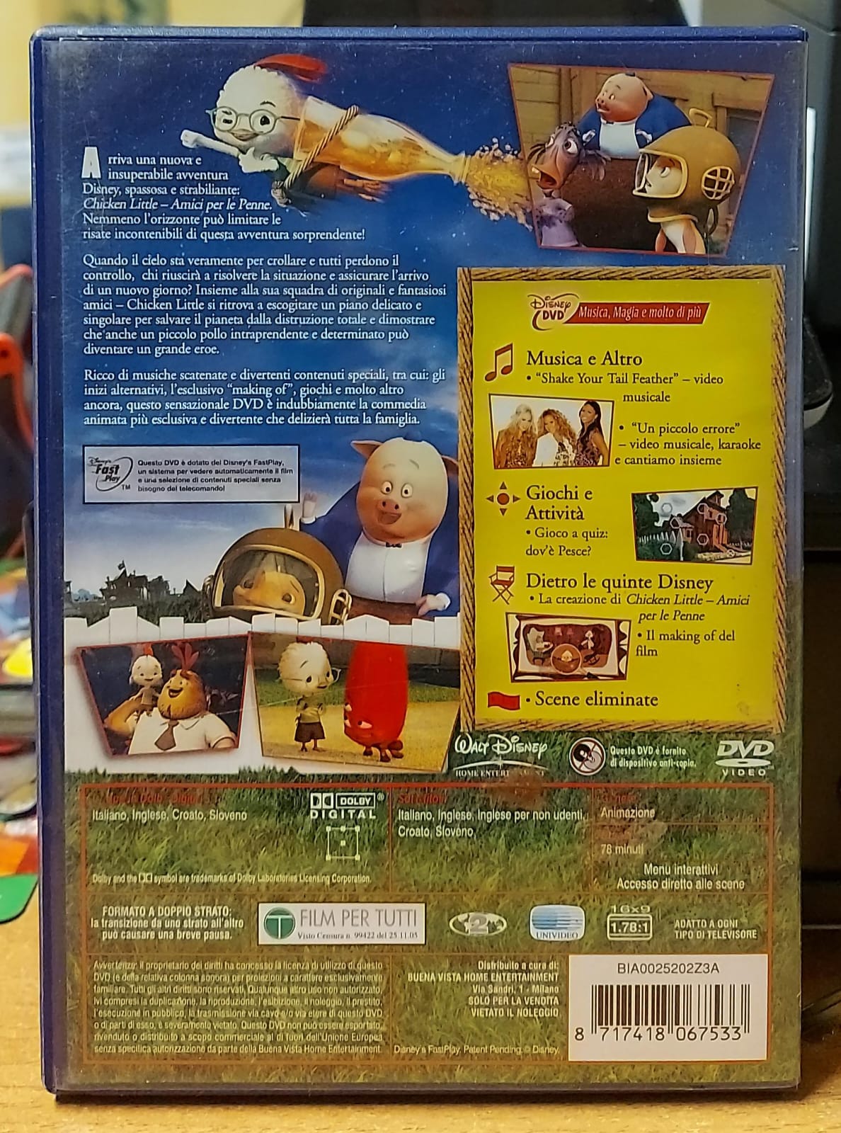 CHICKEN LITTLE AMICI PER LE PENNE