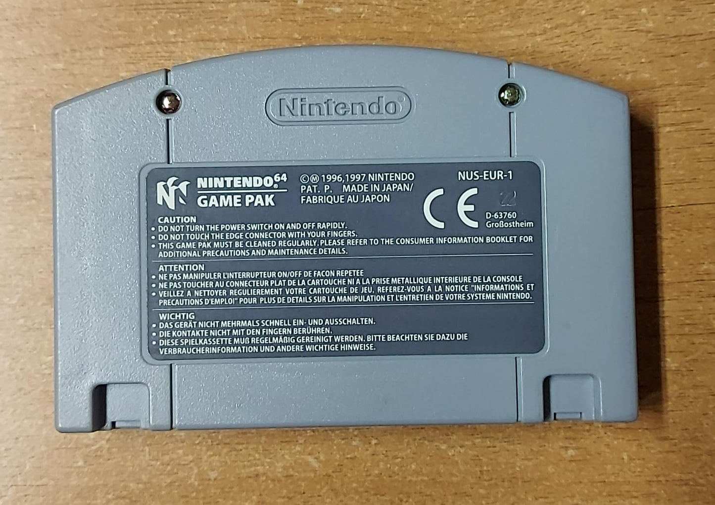 SUPER MARIO 64 - SOLO CARTUCCIA