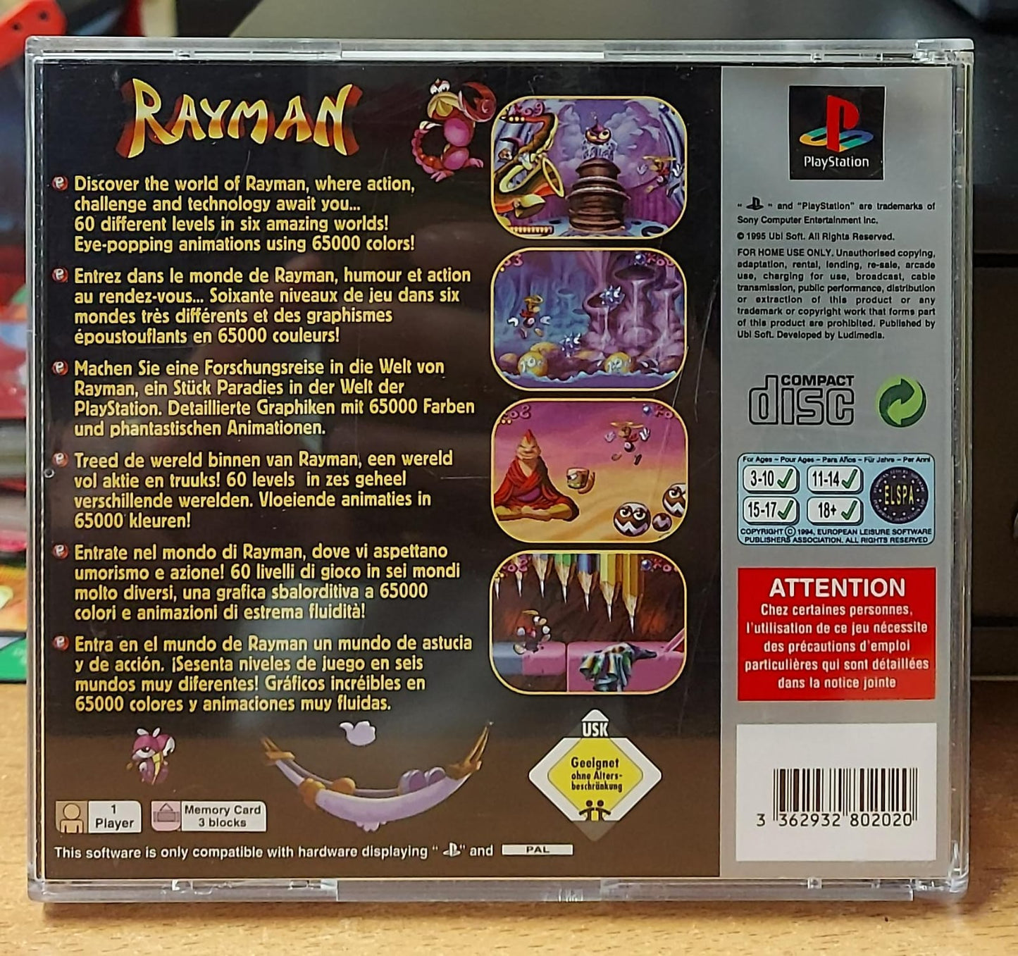 RAYMAN - EDIZIONE PLATINUM