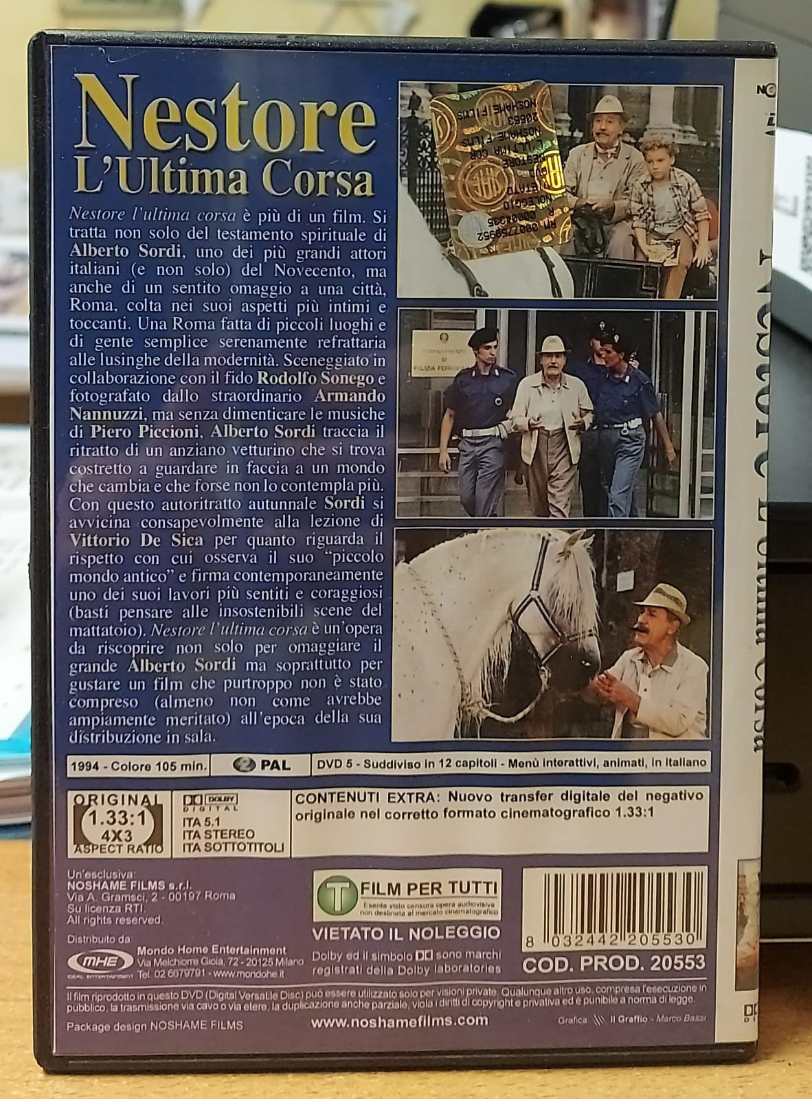 NESTORE L'ULTIMA CORSA