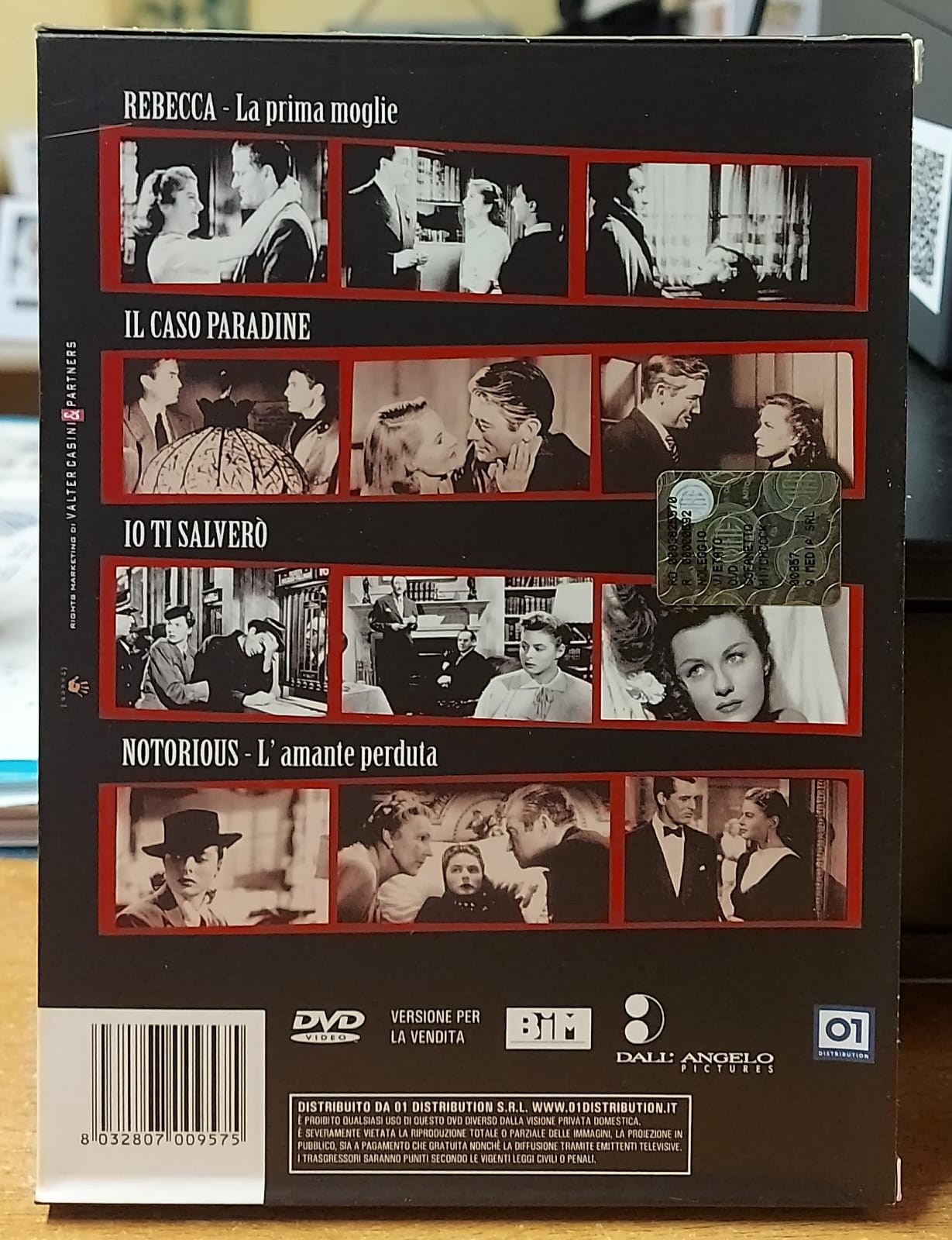 ALFRED HITCHCOCK COLLECTION 4 DVD
