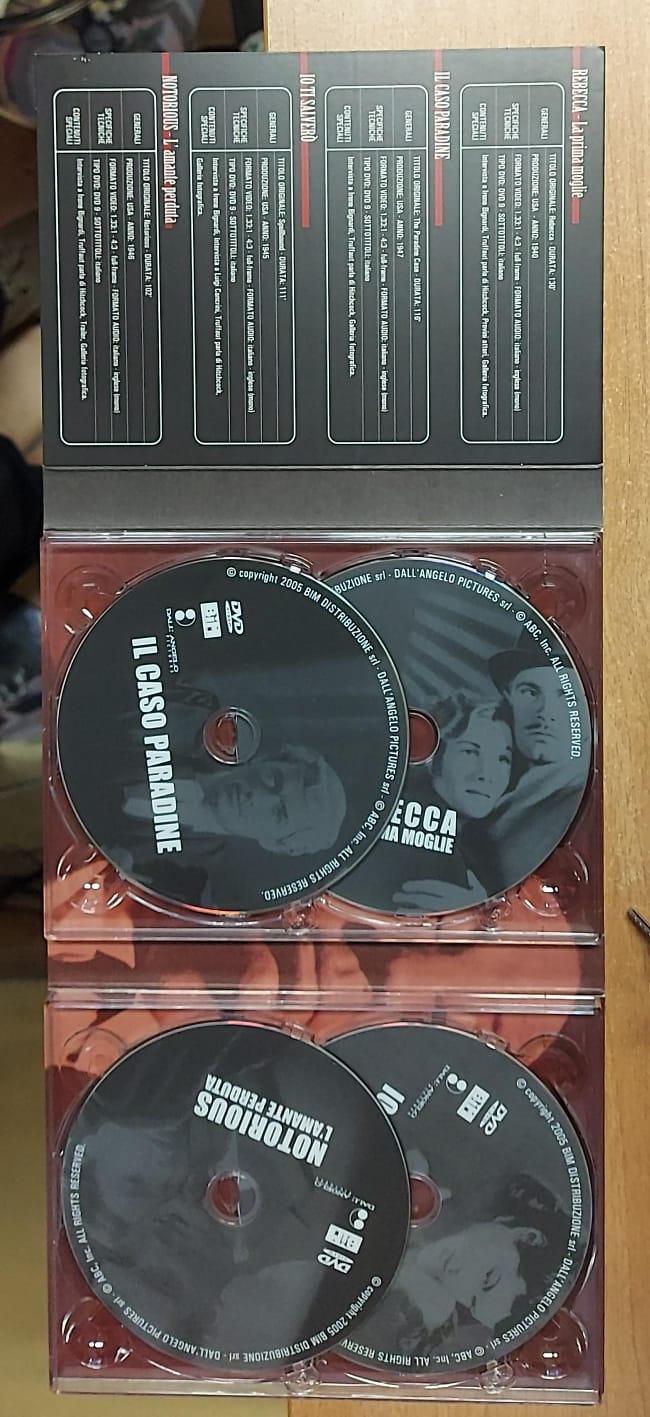 ALFRED HITCHCOCK COLLECTION 4 DVD