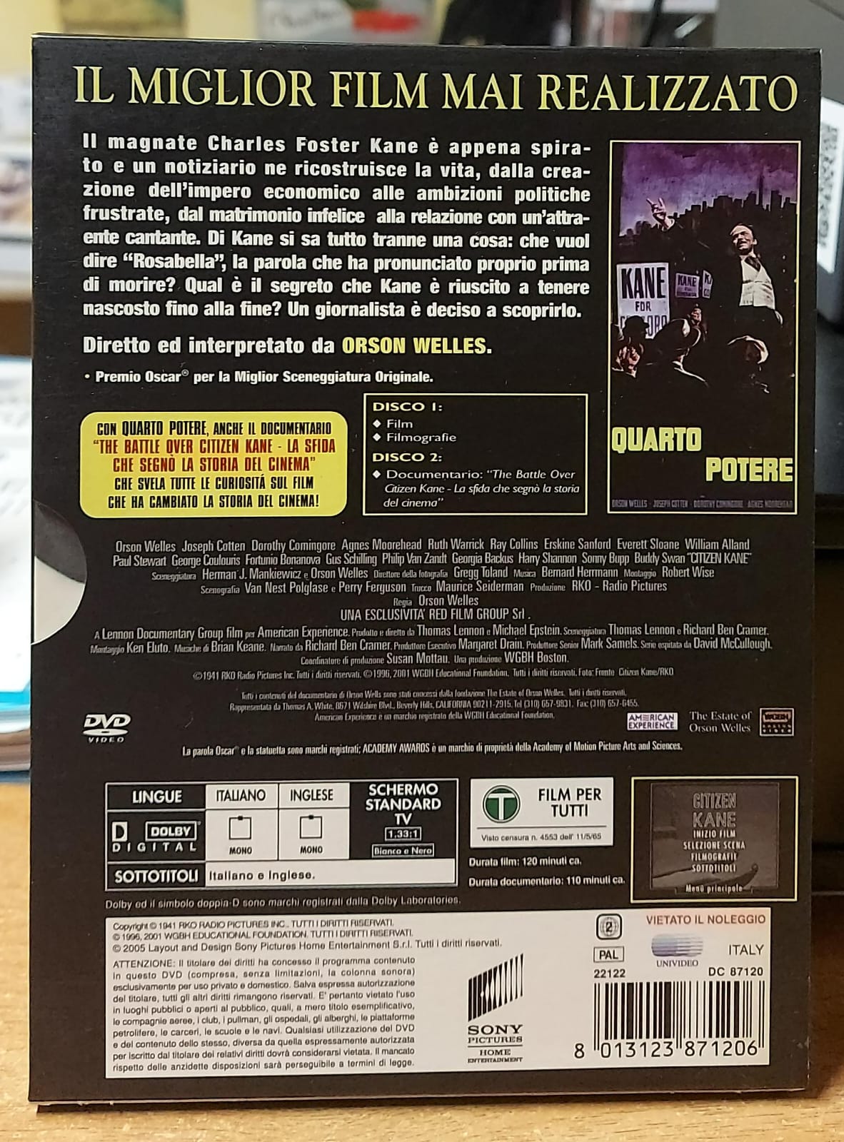 QUARTO POTERE - EDIZIONE 2 DISCHI