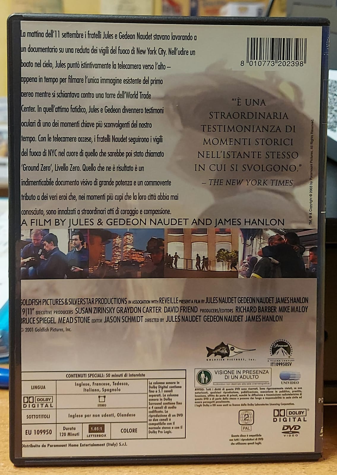 11/9 EDIZIONE COMMEMORATIVA DEI REGISTI IN DVD