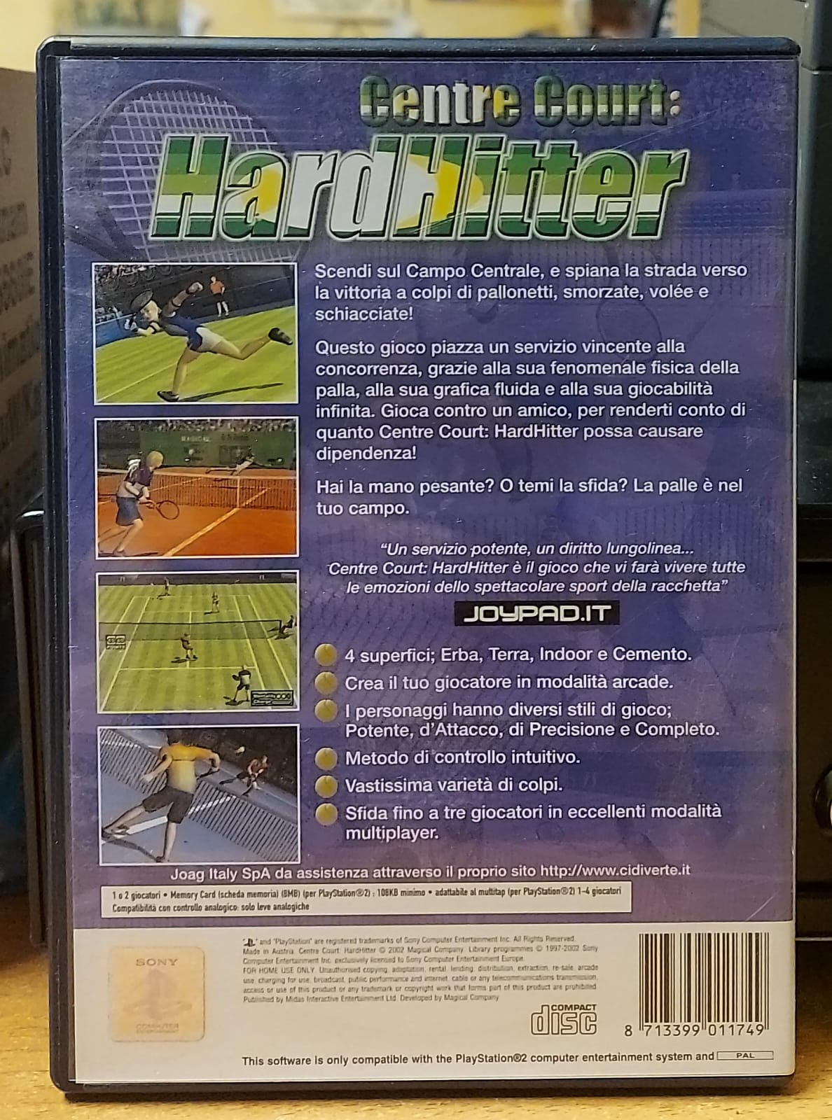 CENTRE COURT - HARDHITTER
