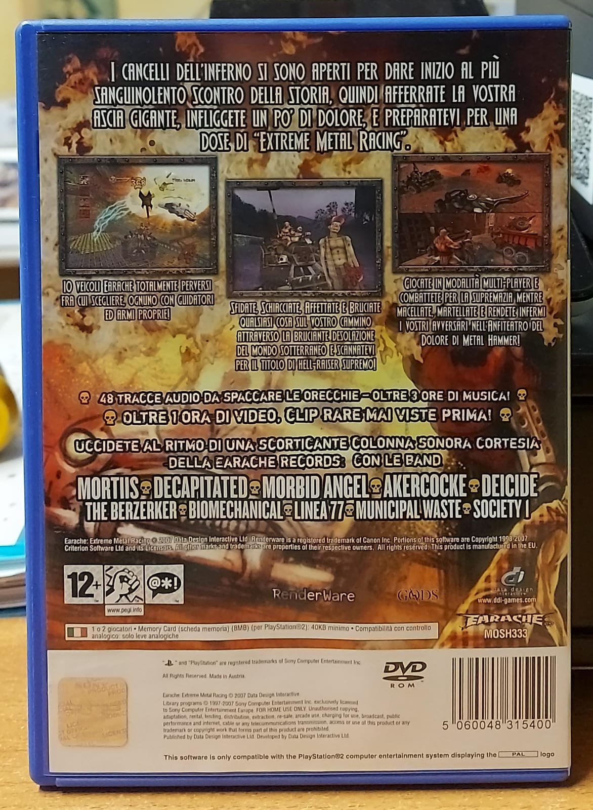 EARACHE : EXTREME METAL RACING