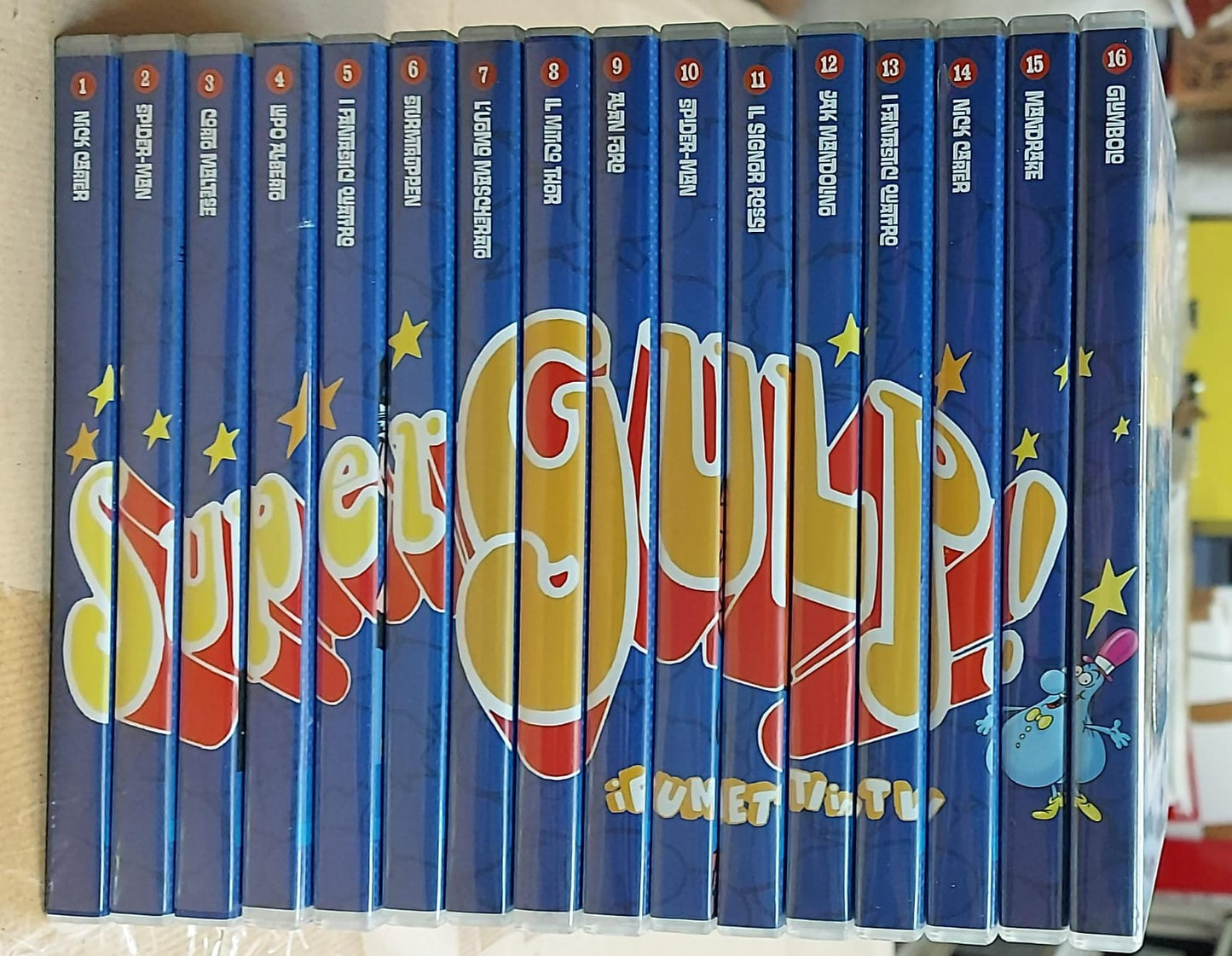 SUPERGULP!I FUMETTI IN TV 16 DVD + NUMERO ZERO