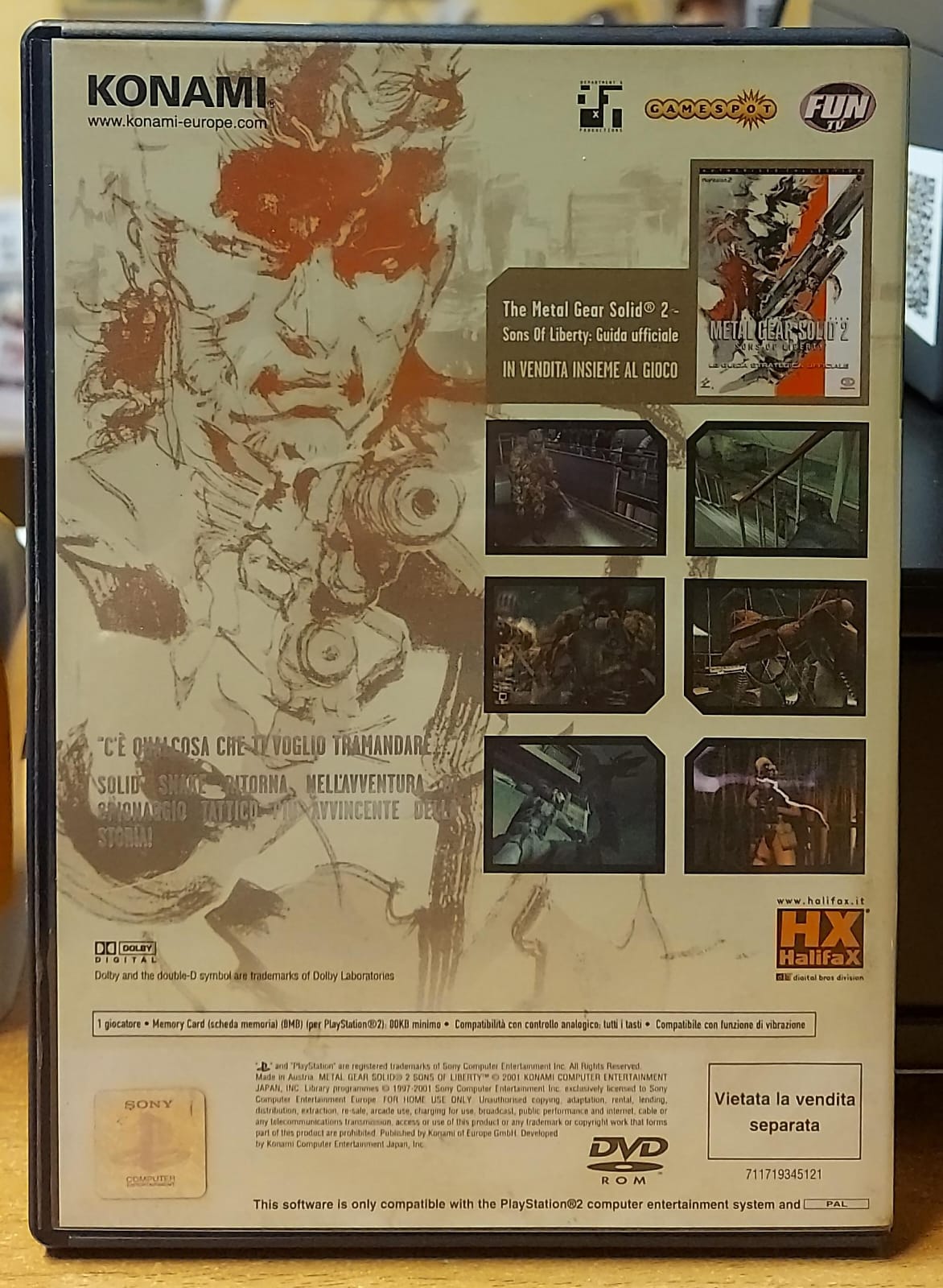 METAL GEAR SOLID 2 - SONS OF LIBERTY