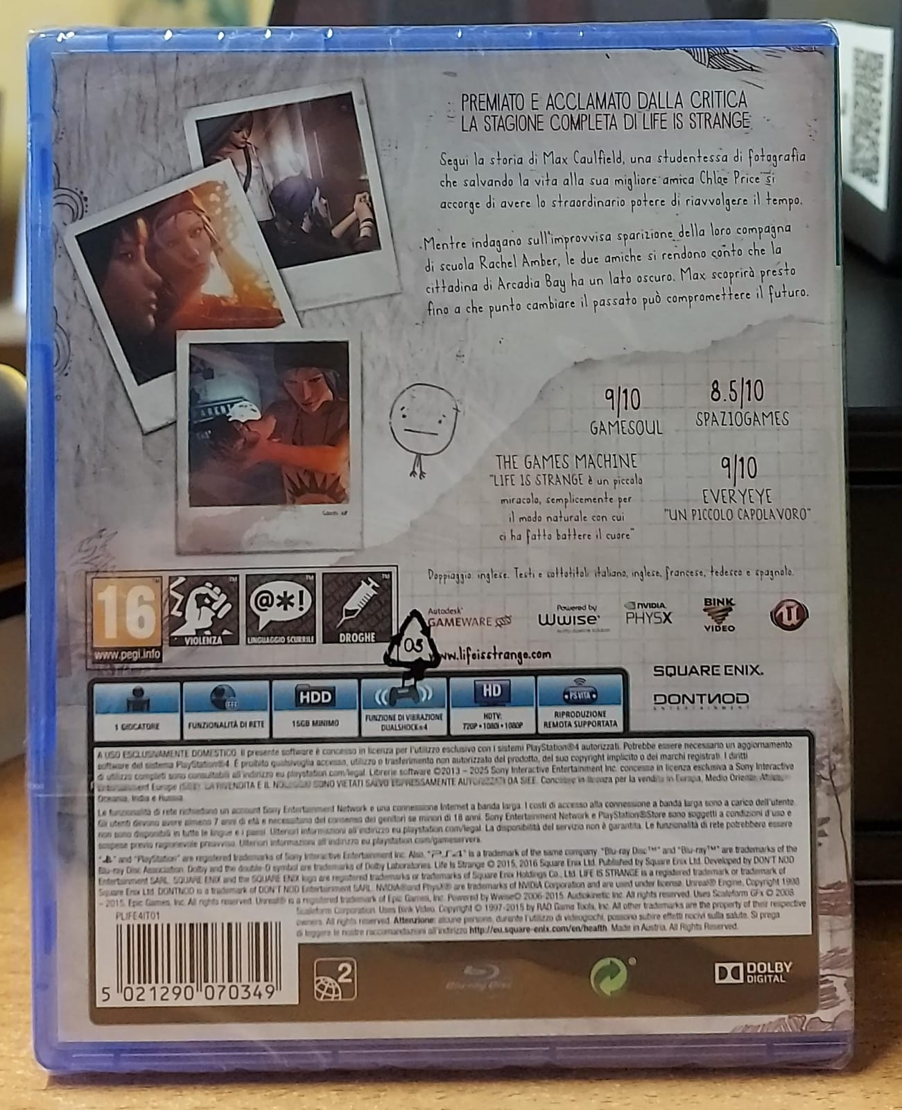 LIFE IS STRANGE - NUOVO MAI APERTO