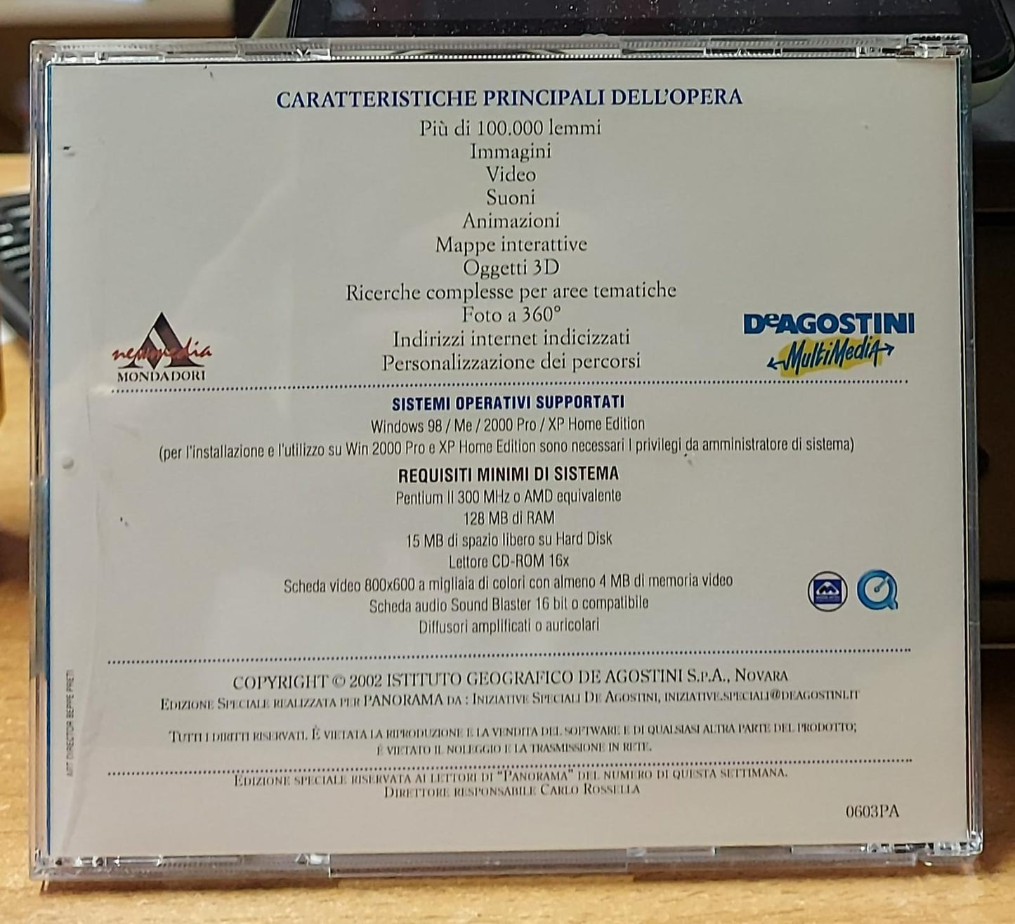 OMNIA 2003 VOL.6 BIBLIOTECA