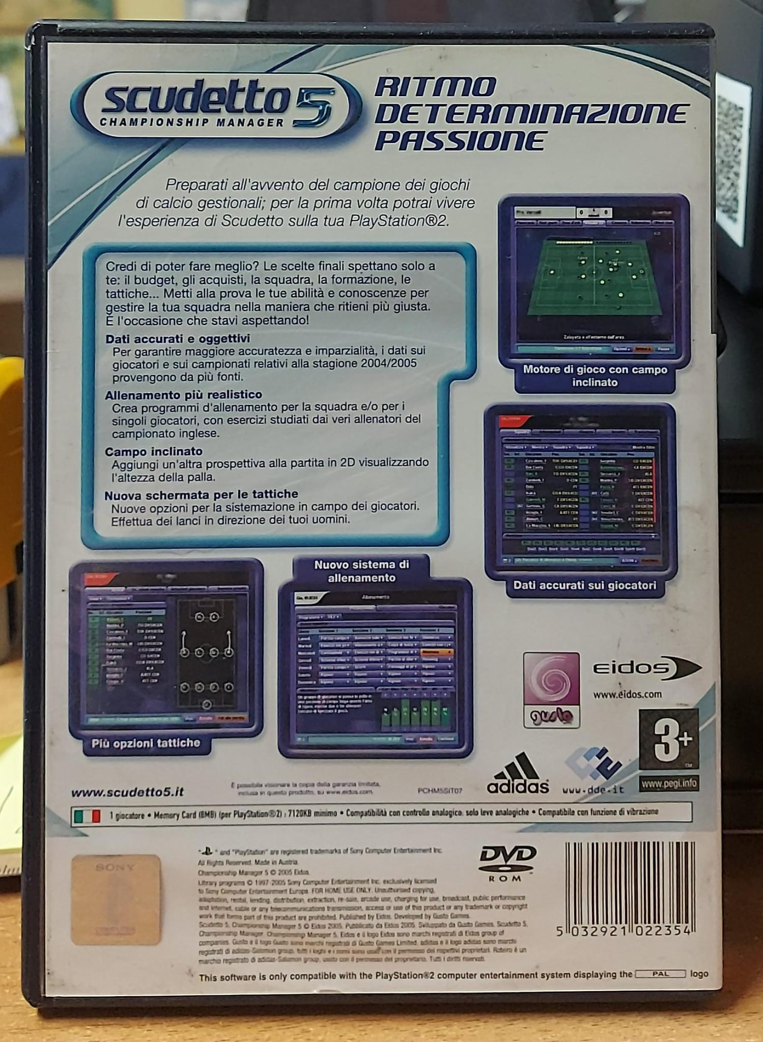 SCUDETTO 2006 CHAMPIONSHIP Manager Football Ps2 Pal Ita Italiano Nuovo Sigillato EUR 12,98 - IT - Foto 12