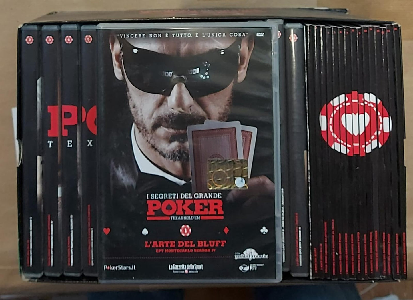 I SEGRETI DEL GRANDE POKER 15 DVD + 15 LIBRETTI