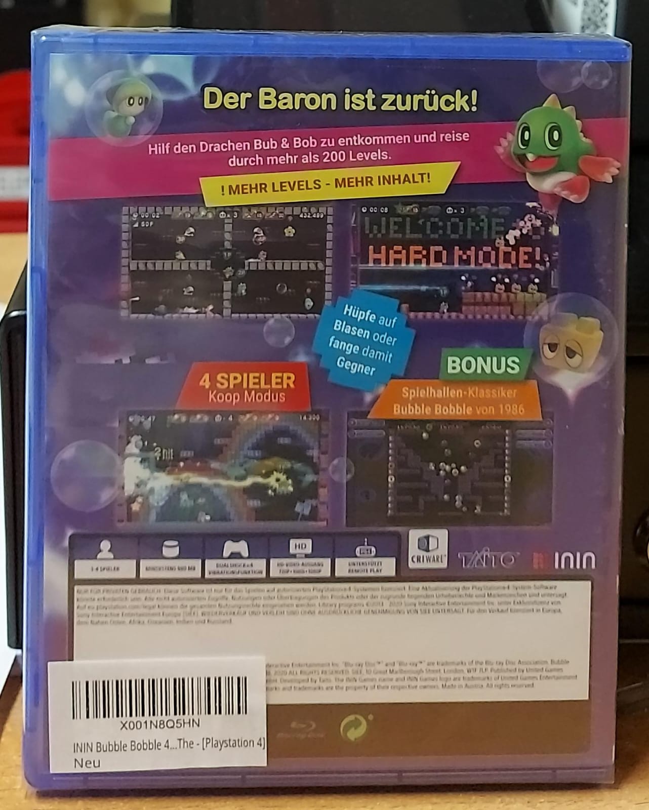 BUBBLE BOBBLE 4 FRIENDS THE BARON IS BACK! - NUOVO MAI APERTO