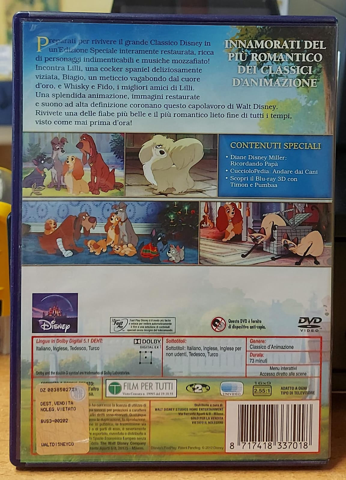 LILLI E IL VAGABONDO - EDIZIONE SPECIALE